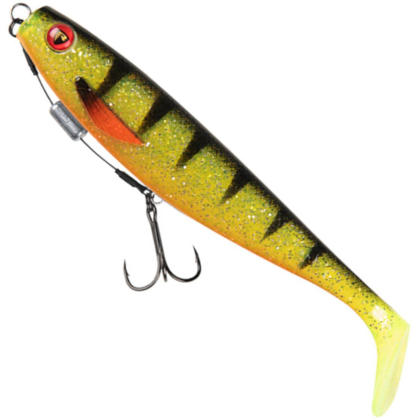Kunstköder Fox Rage Pro Shad Loaded 14cm 24g - montierter Gummifisch