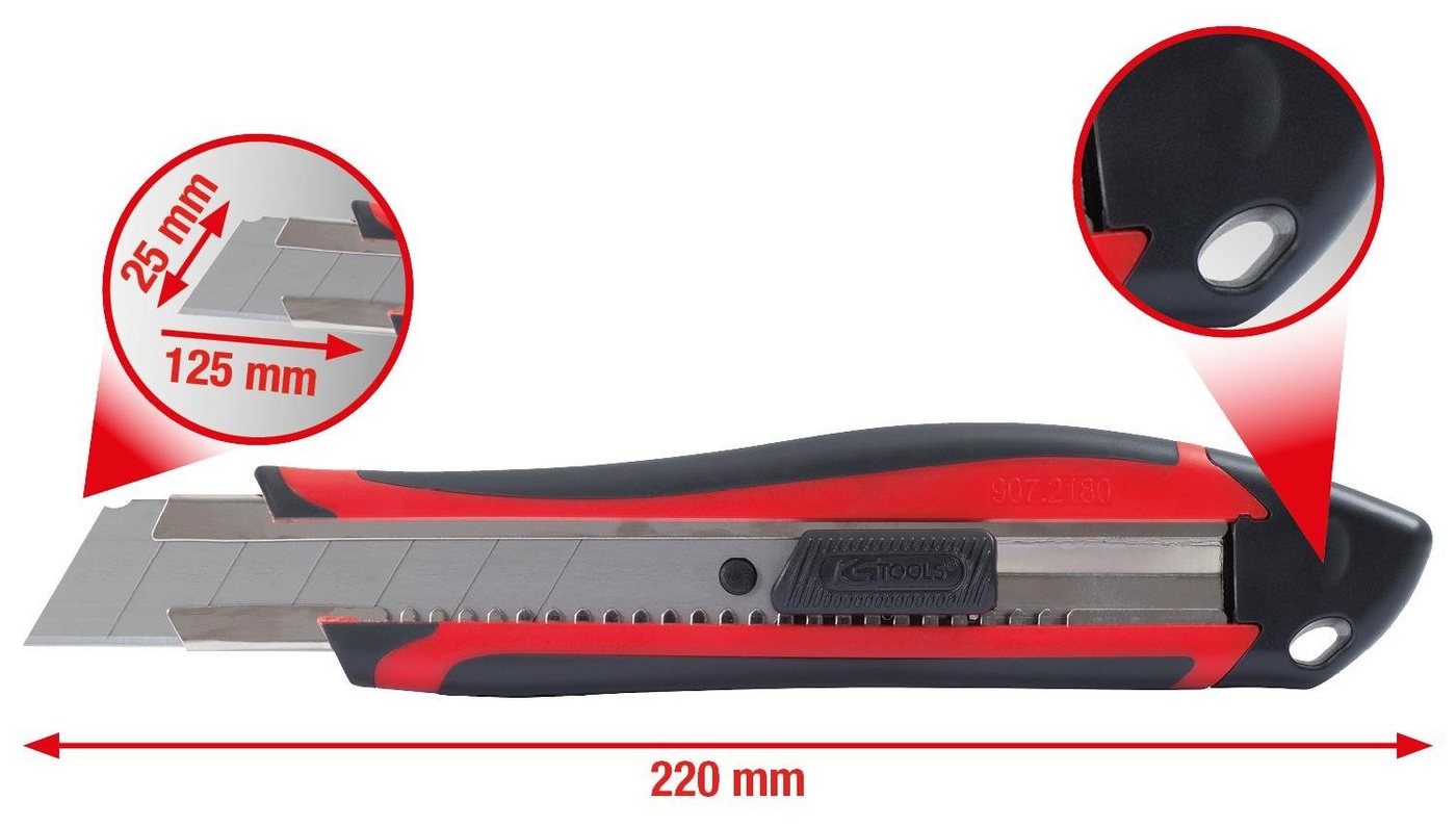 Thumbnail - KS Tools Cuttermesser Universal-Abbrechklingen-Messer 25 mm