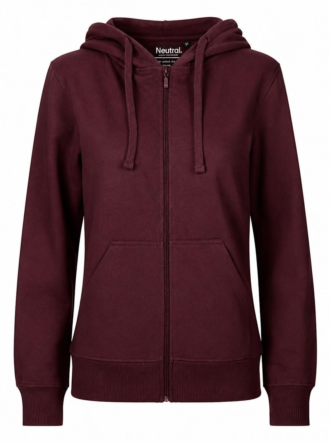 Neutral Kapuzensweatjacke Ladies Zip Hoodie