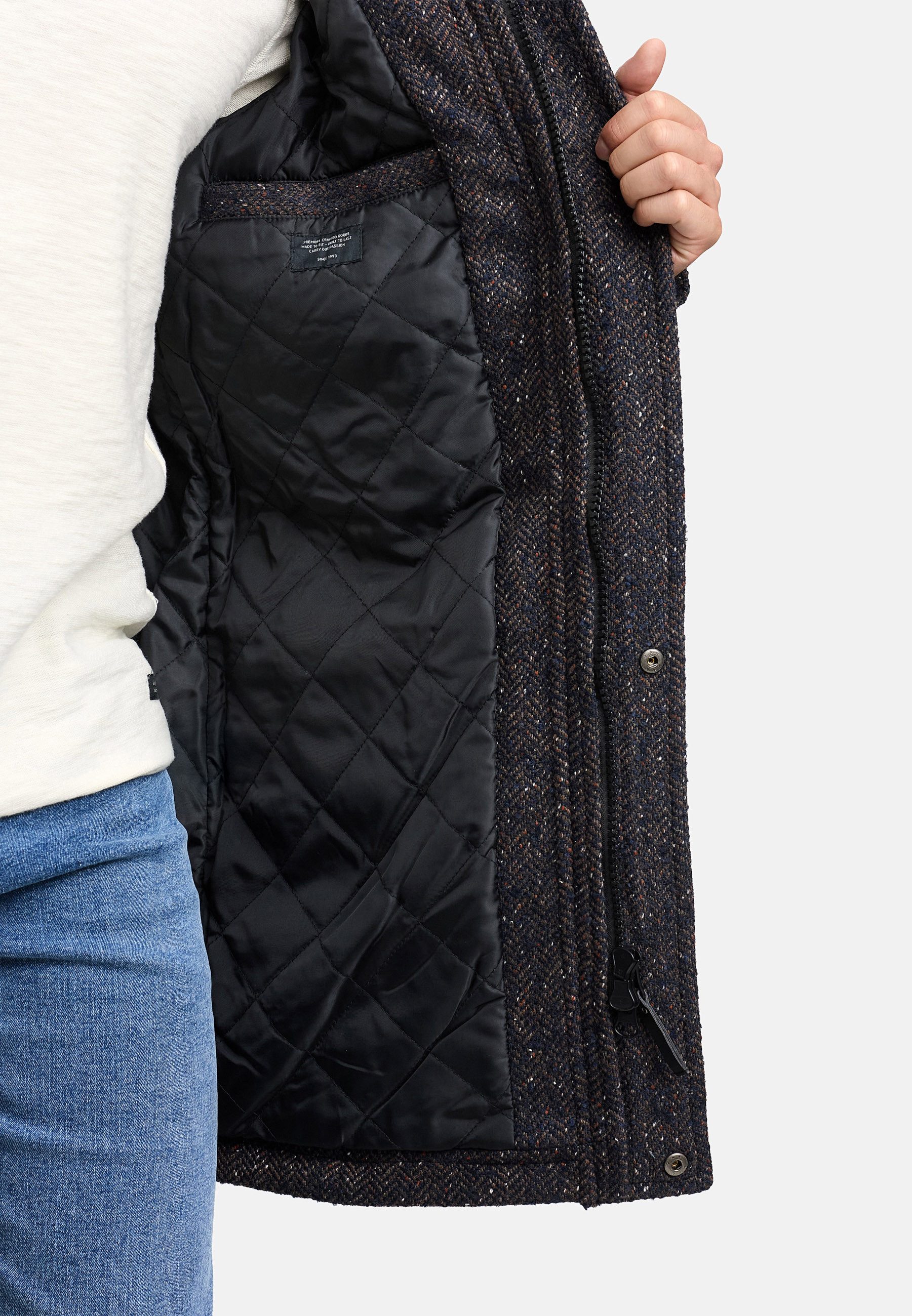 Indicode Wintermantel Herren Liam Mantel Winter Herrenmantel