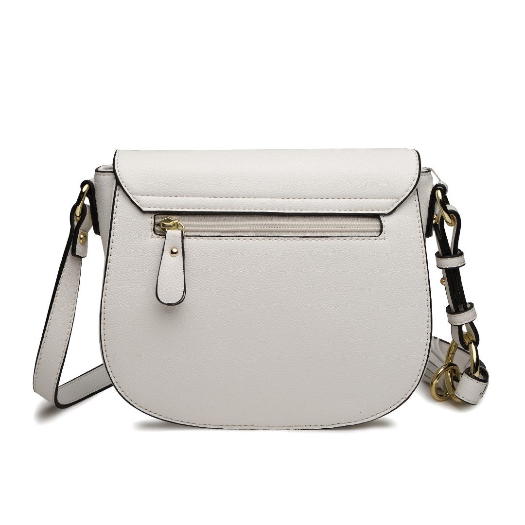 Miss Lulu Umhängetasche Schultertasche Damen Cross Body Bag Modern Mit Reißverschluss