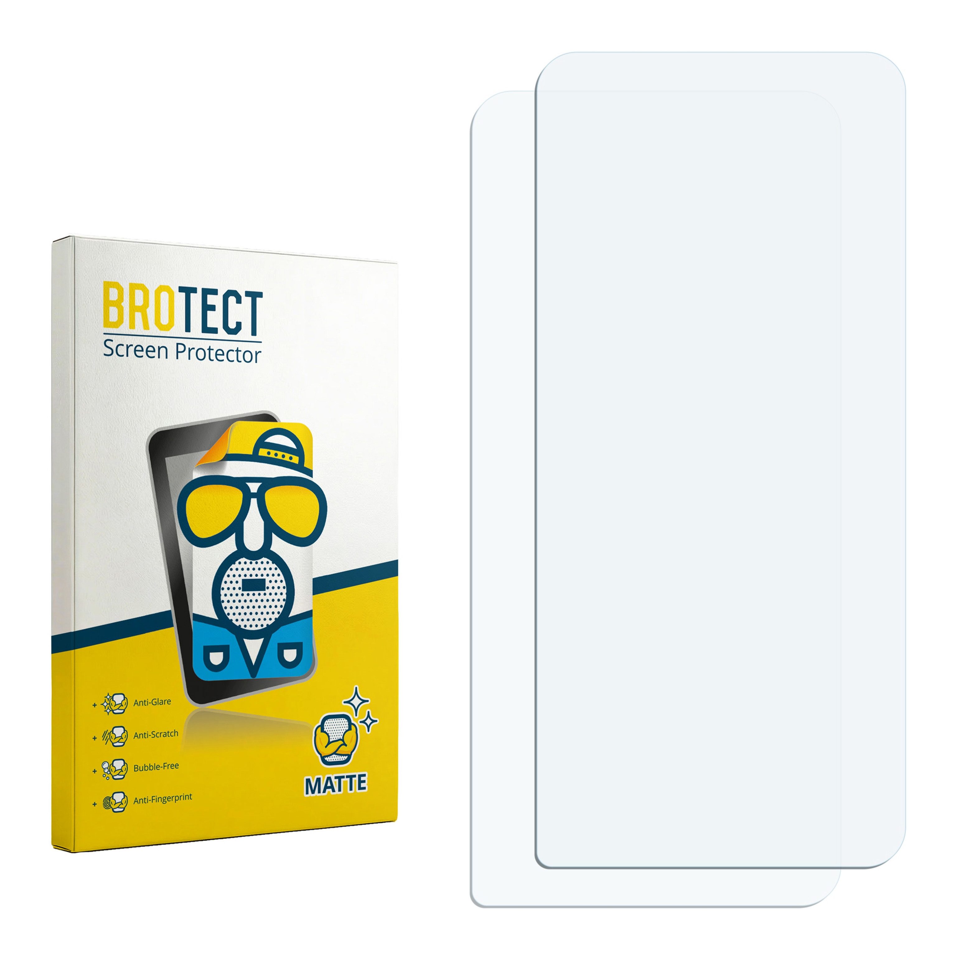 BROTECT Displayschutzfolie Schutzfolie für Clover Flex Pocket, 2 Stück, Displayschutz Schutz Folie Matt Entspiegelungsfolie