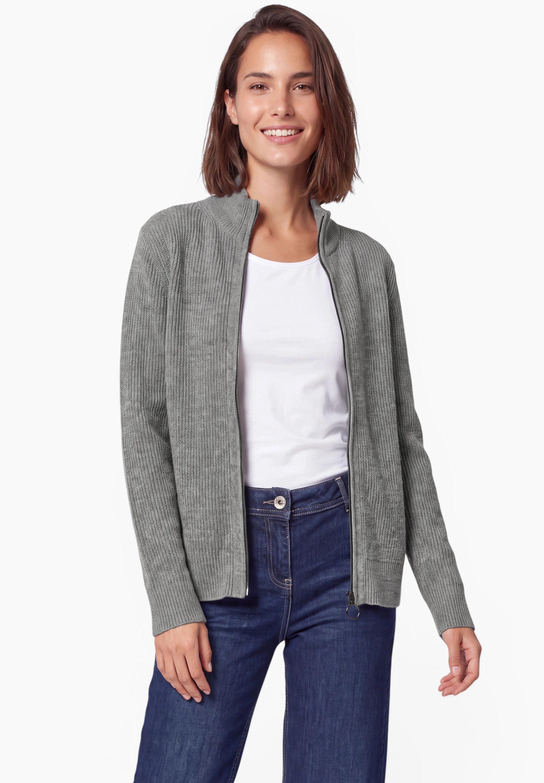 CECIL Cardigan aus Feinstrick