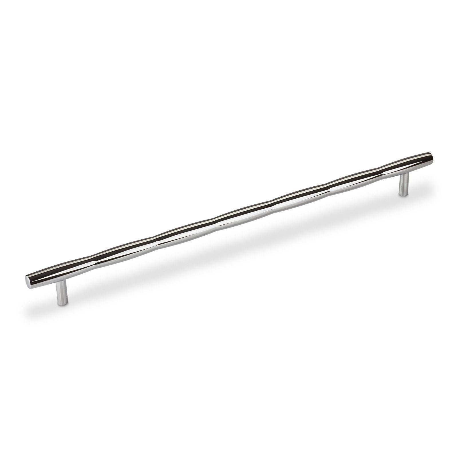 Möbelgriff Stangengriff SW49 Edelstahloptik oder Chrom poliert BA 160 - 320 mm