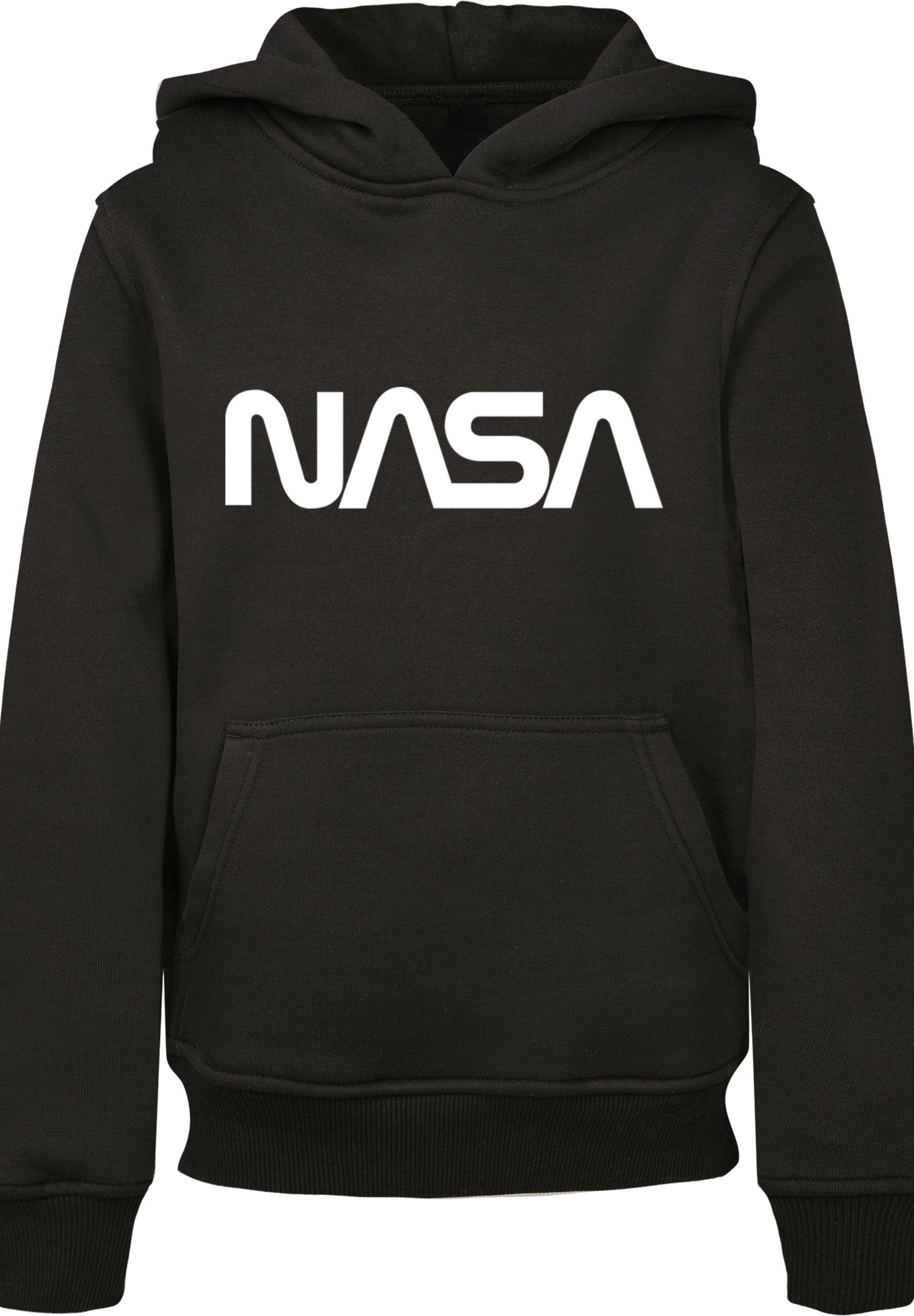 Sweatshirt Unisex Modern Black NASA Jungen,Mädchen,Bedruckt Merch, Kinder,Premium F4NT4STIC Logo
