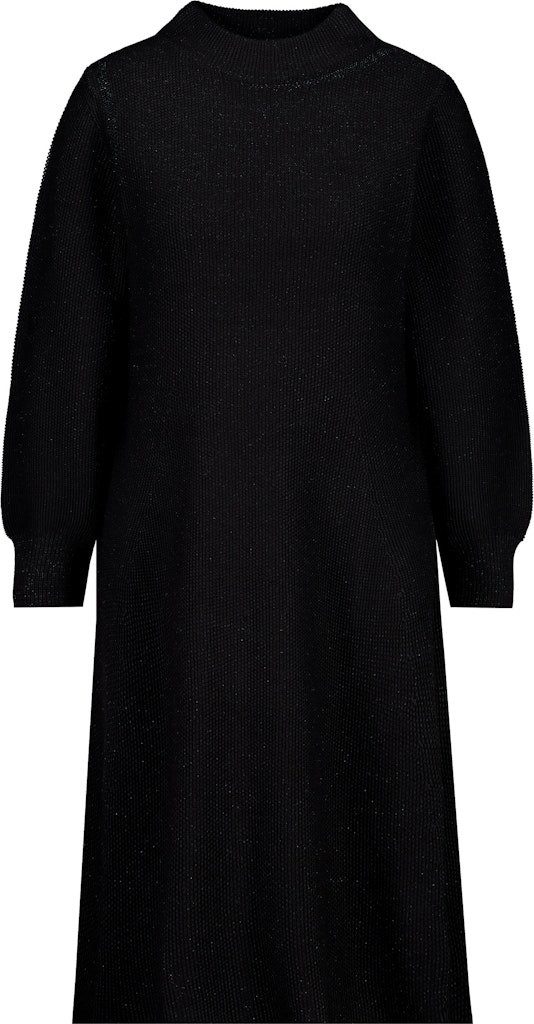 Strickkleid Strickkleid mit Lurex schwarz