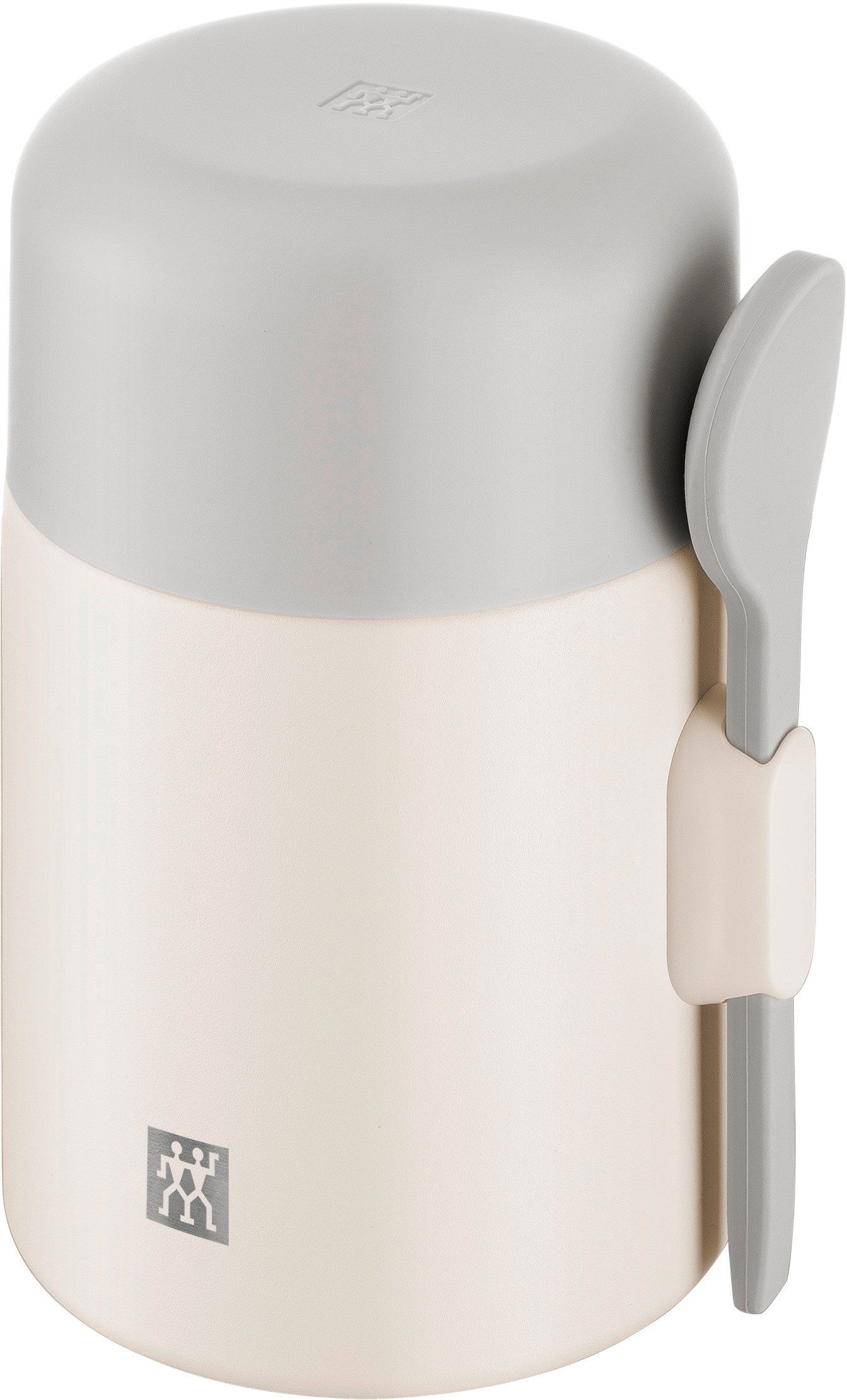 Zwilling Thermobehälter Thermo Plus, Edelstahl, (1-tlg), Auslaufsicher, Doppelwandisolierung, mit Löffel, Edelstahl