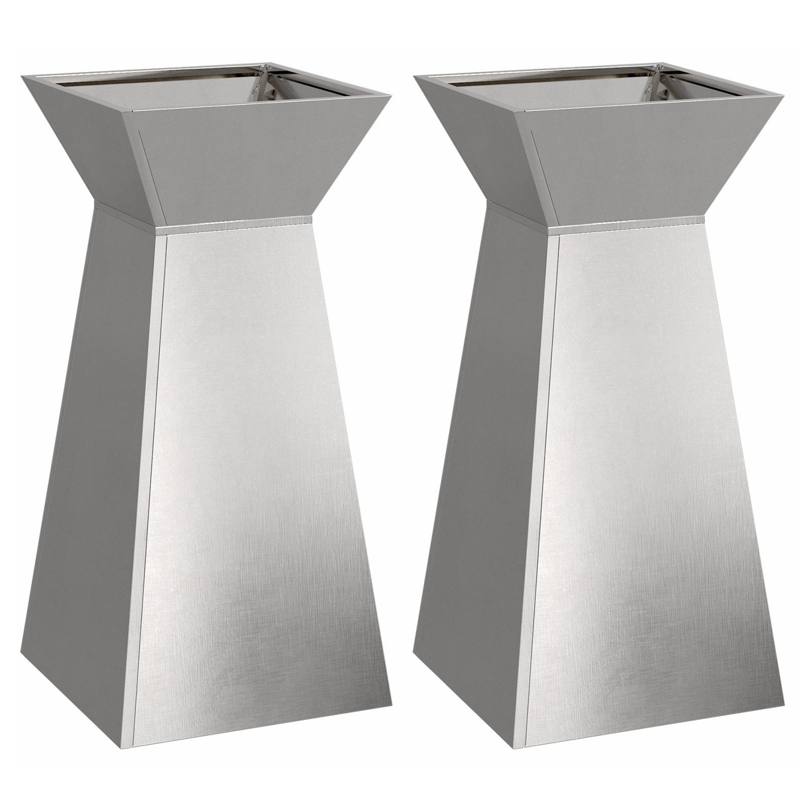 vidaXL Blumentopf Pflanzenständer Edelstahl 35 x günstig online kaufen