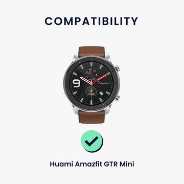 kwmobile Uhrenarmband 2x Sportarmband für Huami Amazfit GTR Mini, Armband TPU Silikon Set Fitnesstracker