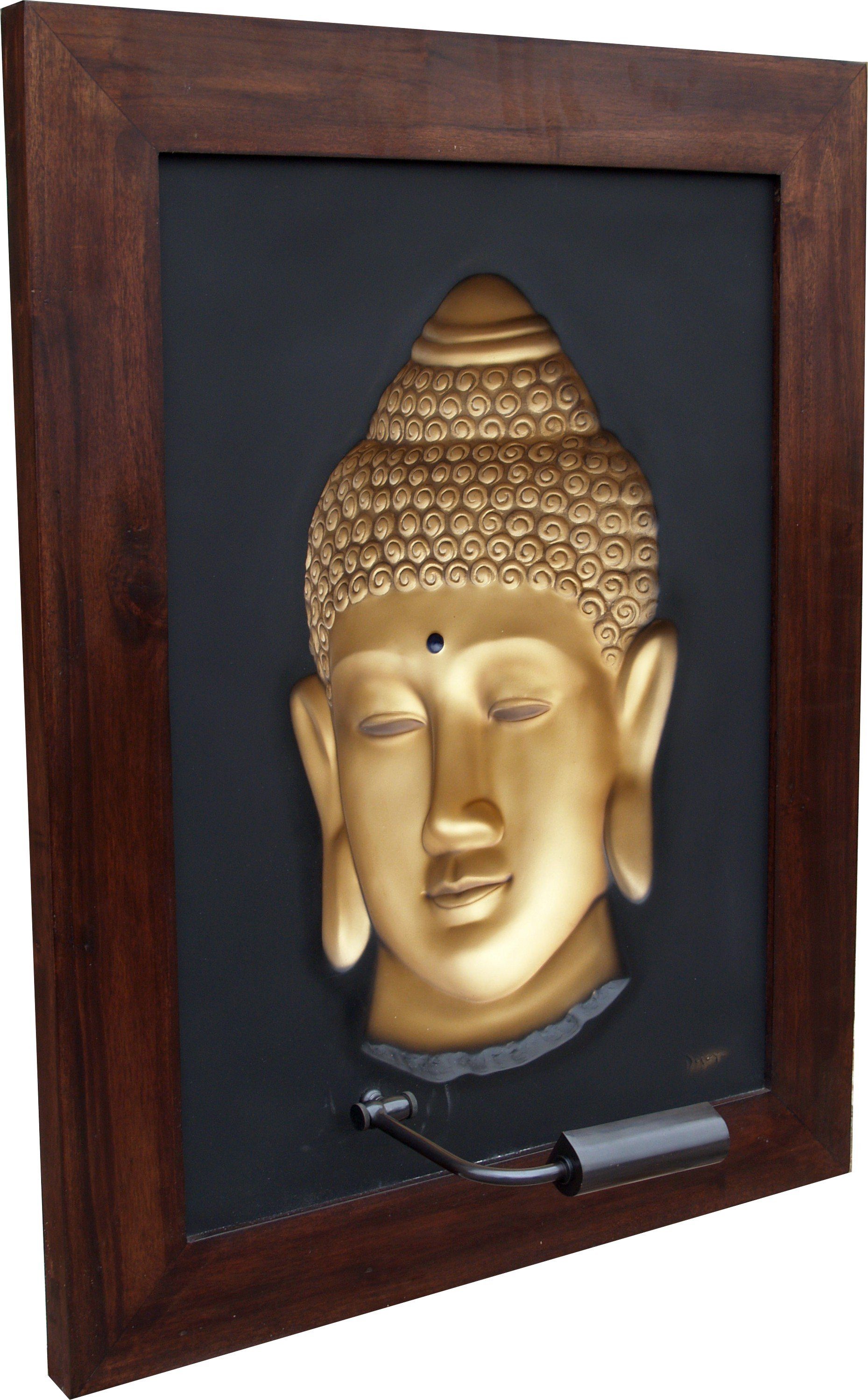 Guru-Shop Buddhafigur »3-D Lucky-Buddha Hologramm Bild - Modell 1