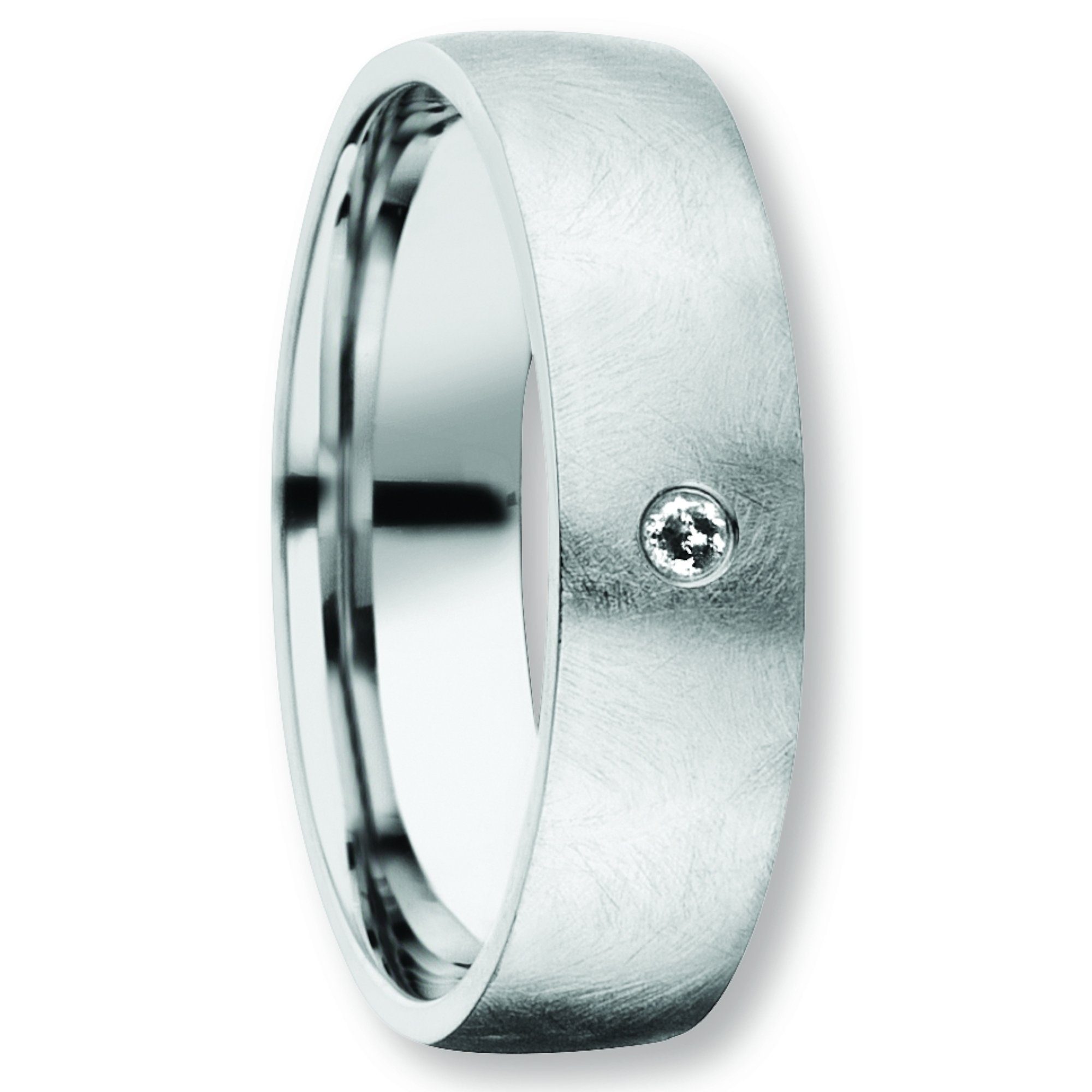 ONE ELEMENT Diamantring, Elegant & beständig – Diamantdetails mit feinem Funkeln