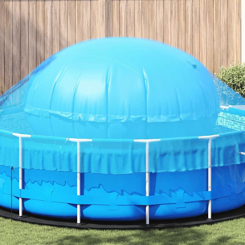 vidaXL, Poolkissen für Aufstellpools Blau Ø 300 cm PVC