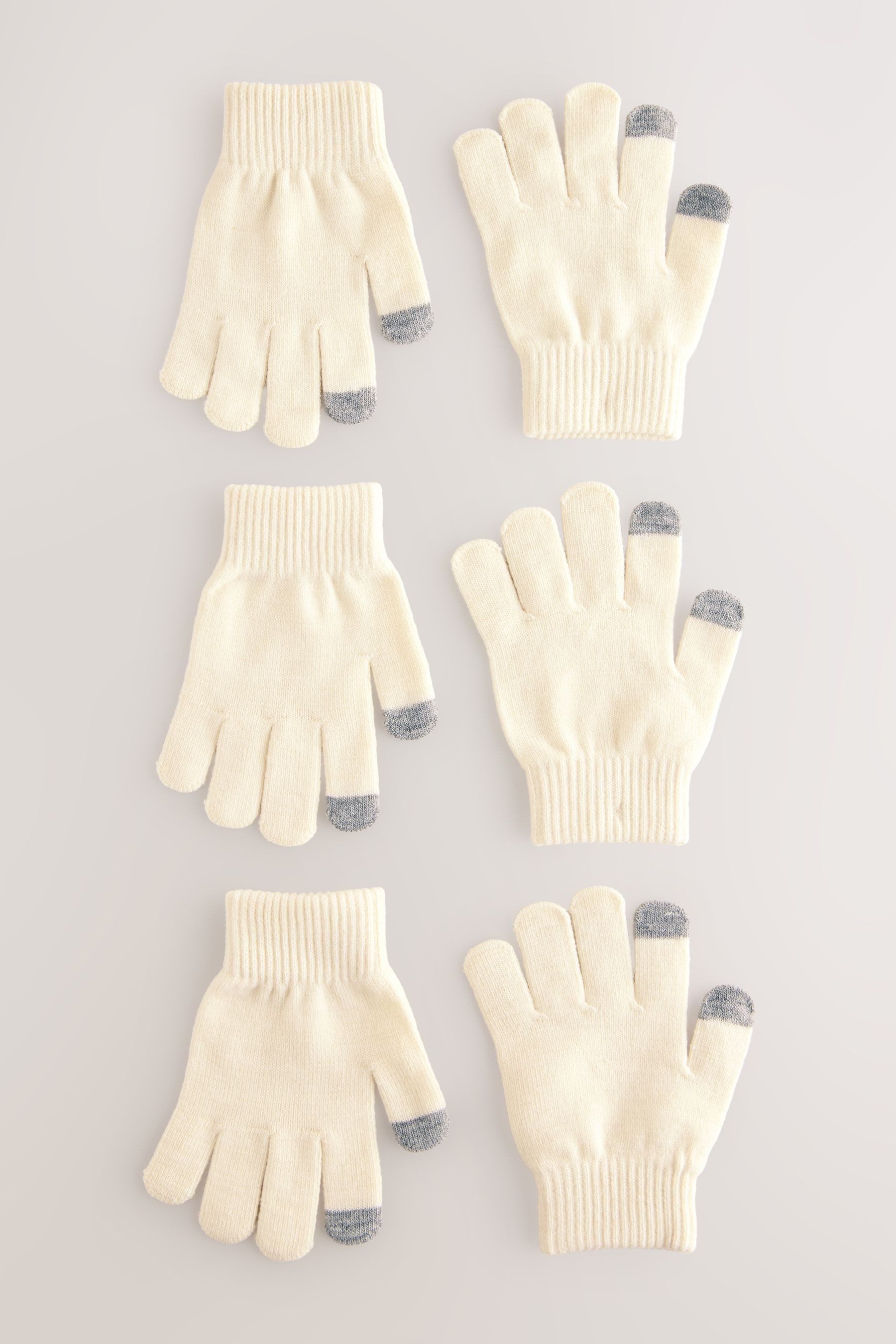 Next Strickhandschuhe Magische Handschuhe 3er-Pack (3-St)