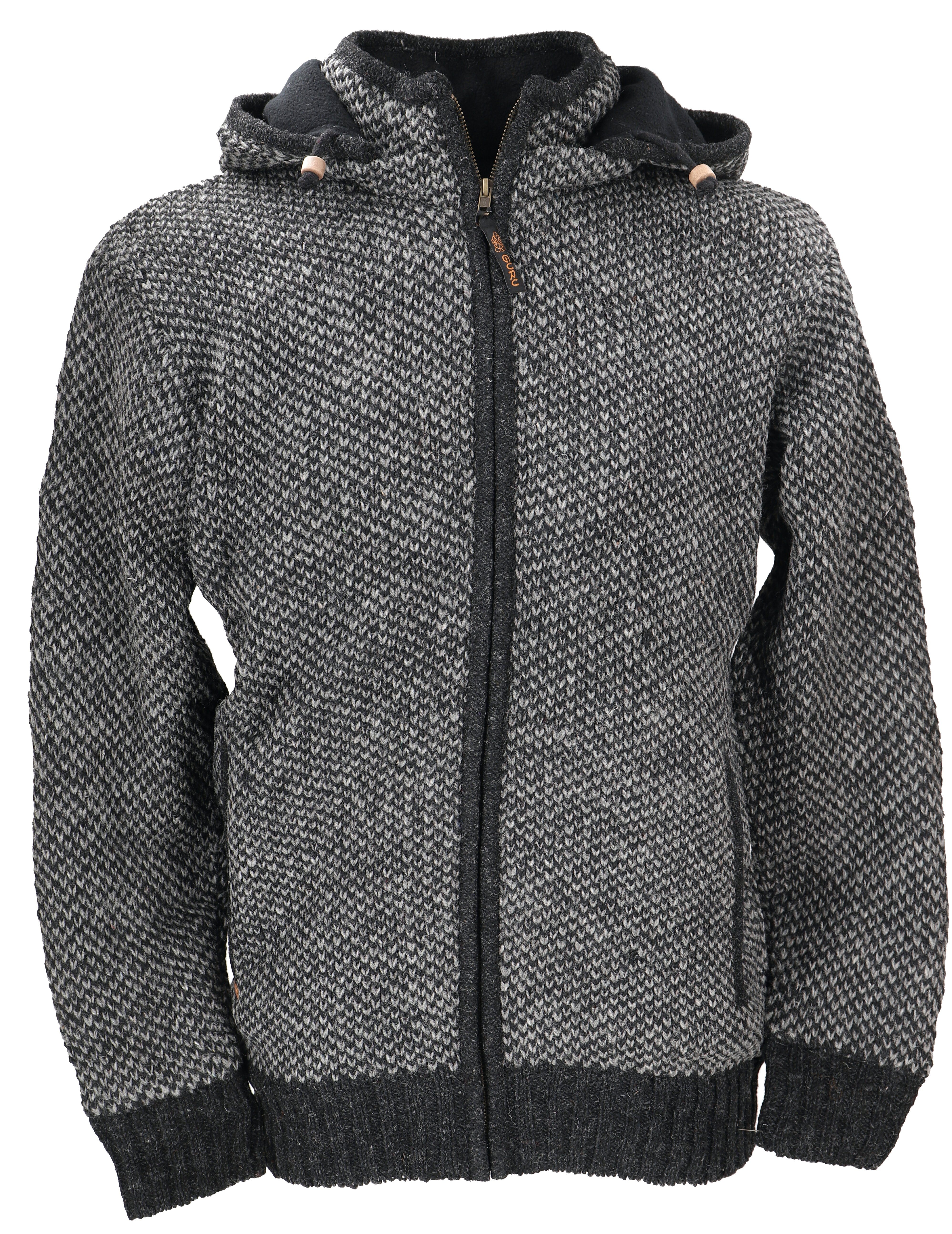Langjacke Kuschelige gefütterte Unisex Strickjacke,..