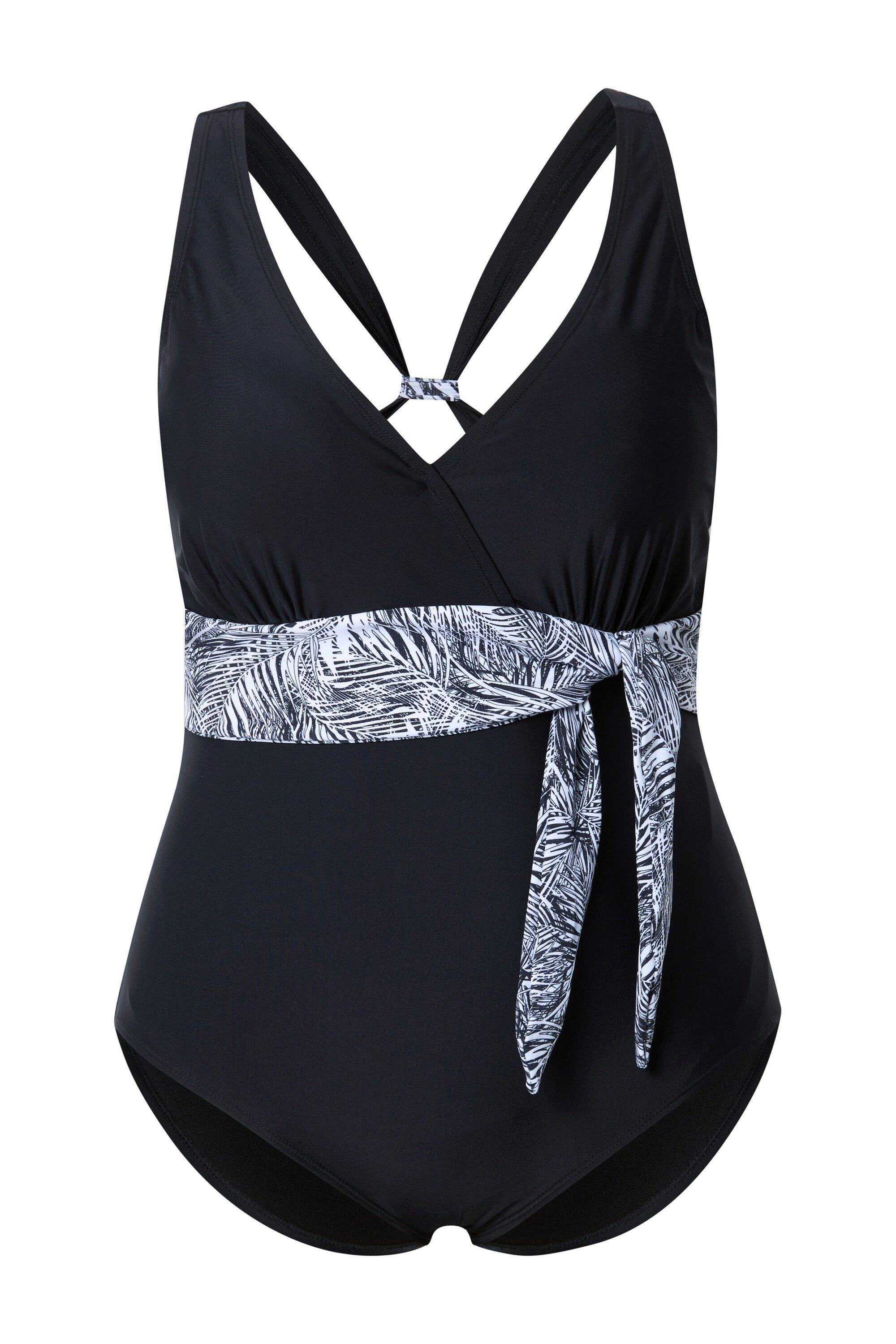 Ulla Popken Badeanzug Badeanzug Neckholder-Optik Softcups günstig online kaufen
