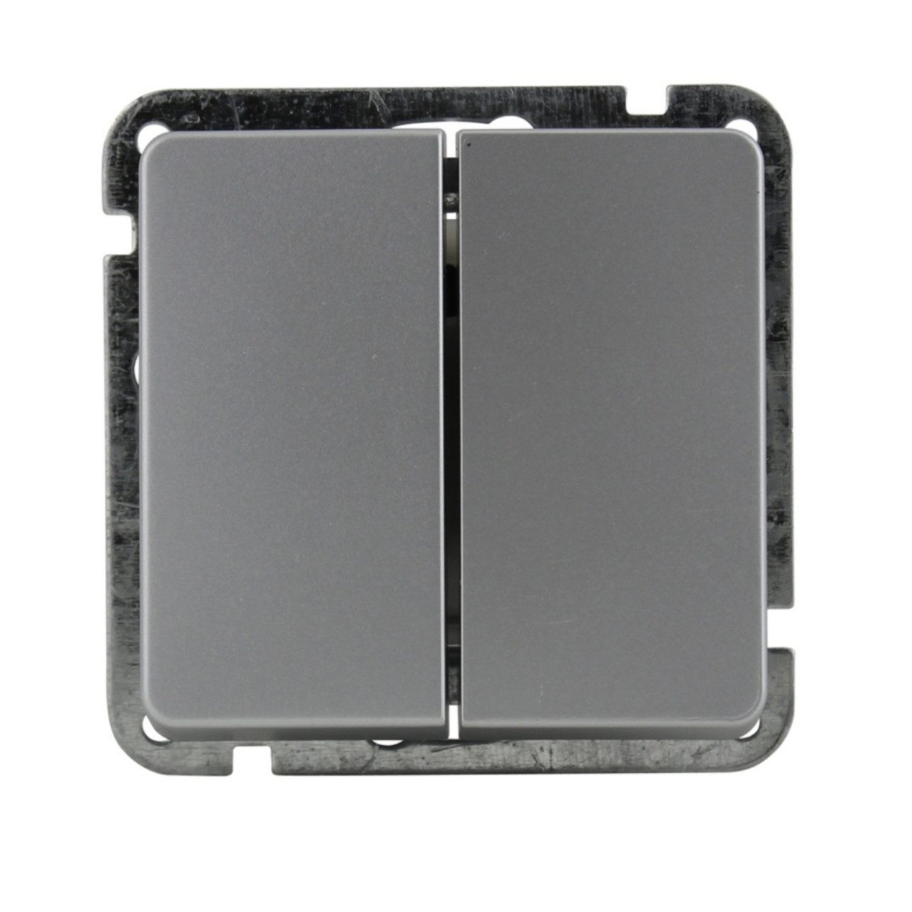 UNITEC Schalter Unitec Serienschalter Montreal S503 silber