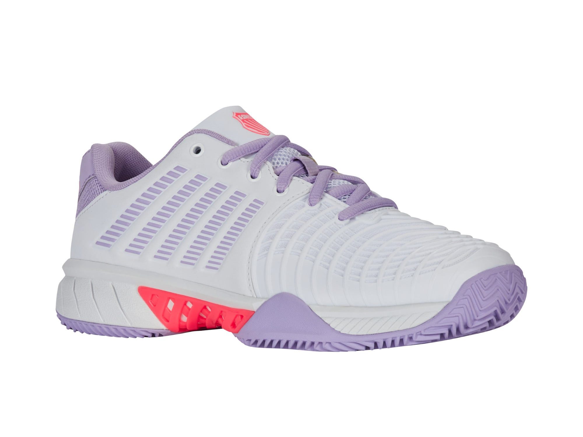 K-Swiss Performance Express Light 3 Clay/Sandplatz weiss/violett Damen Tennisschuh