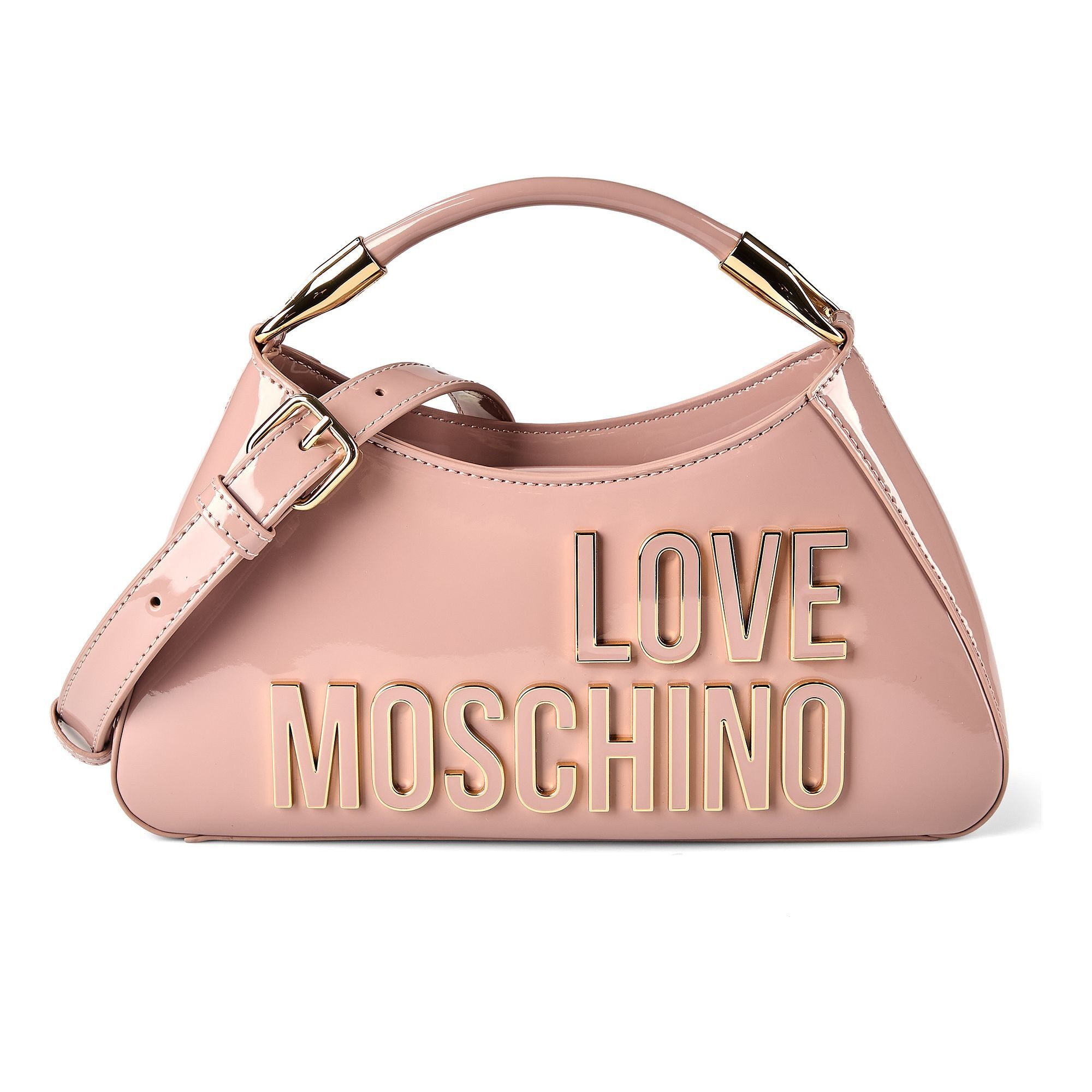 LOVE MOSCHINO Henkeltasche Enameled Logo, Polyurethan