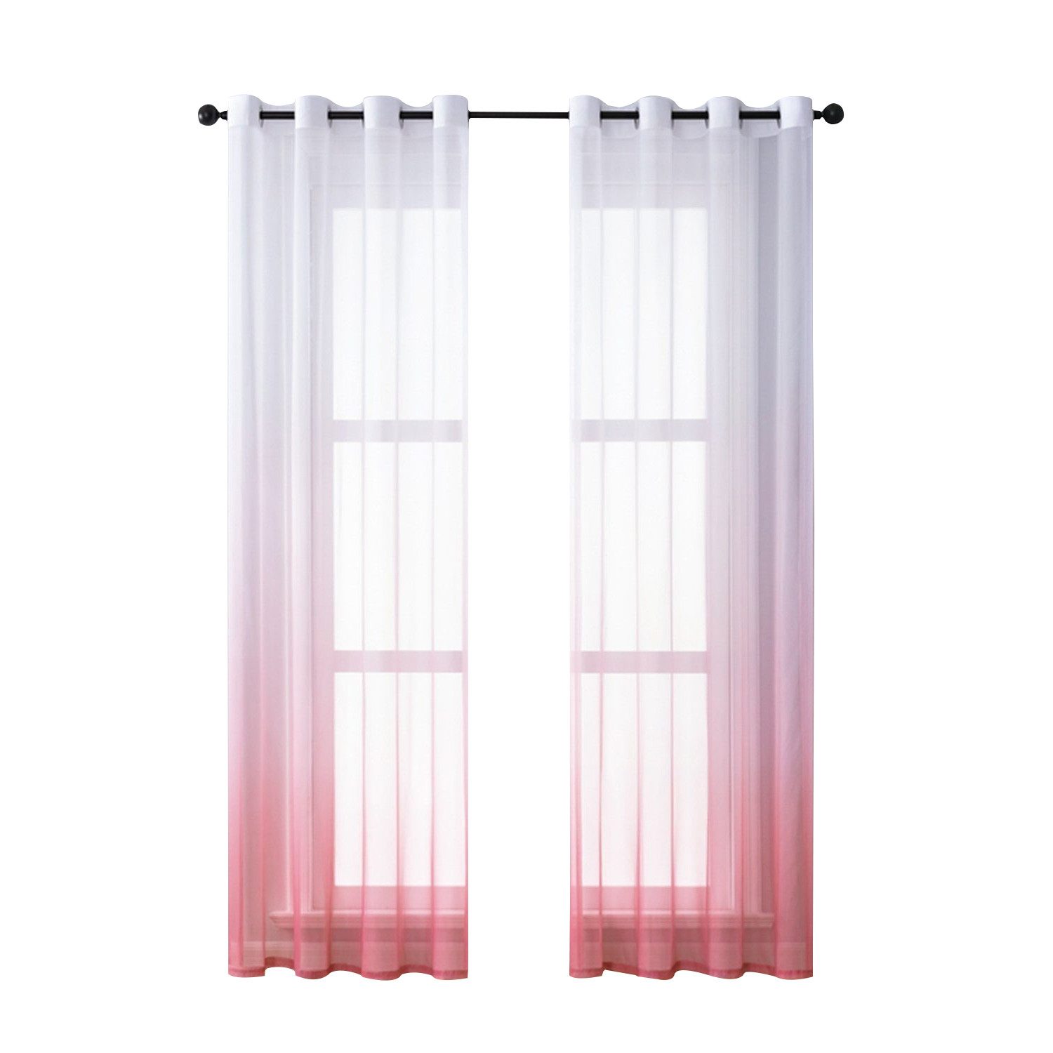 BYSURE Vorhang, Ösen (2 St), transparent, günstig online kaufen