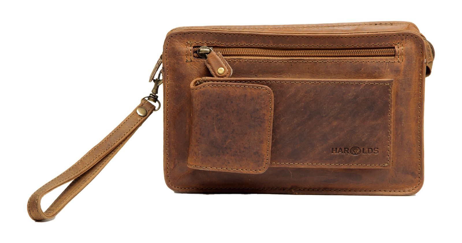 Harold's Handgelenktasche Wrist Bag, aus echtem Rindsleder