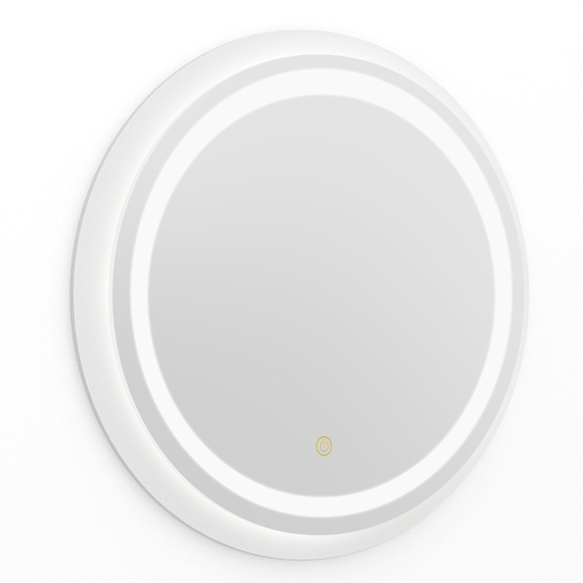 Wasserdicht LED-Spiegel Spiegel, Touch-Schalter Kosmetikspiegel, Badspiegel 54x54CM, mit Make-up Dedom