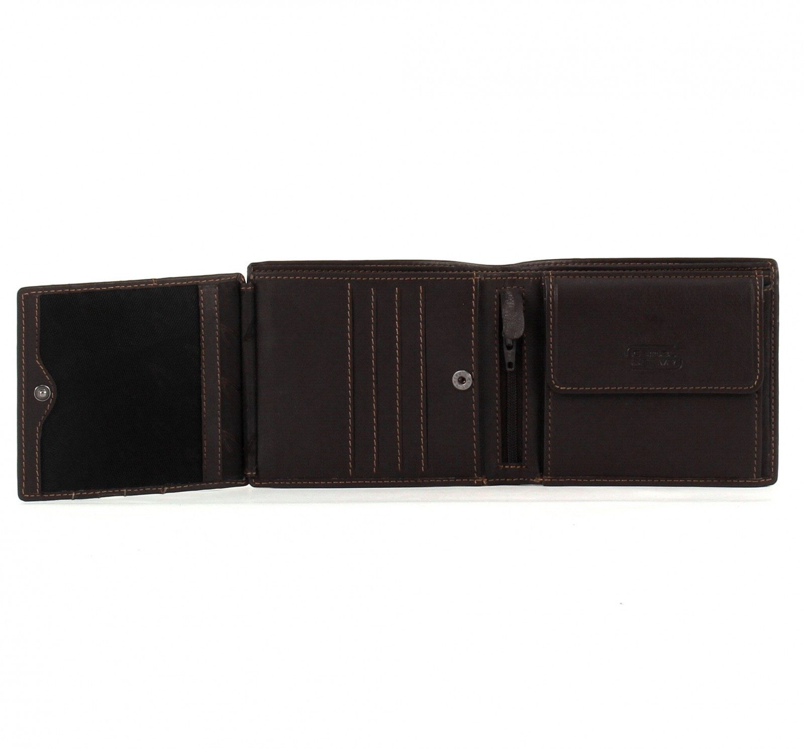 camel active Geldbörse Wallet, aus echtem Leder mit RFID-Blocker Schutz