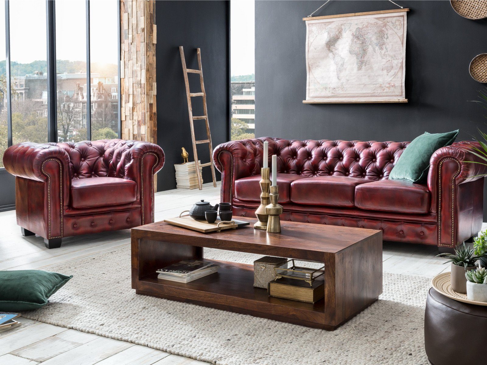massivum Couchtisch Milburn Akazie (1-St) günstig online kaufen