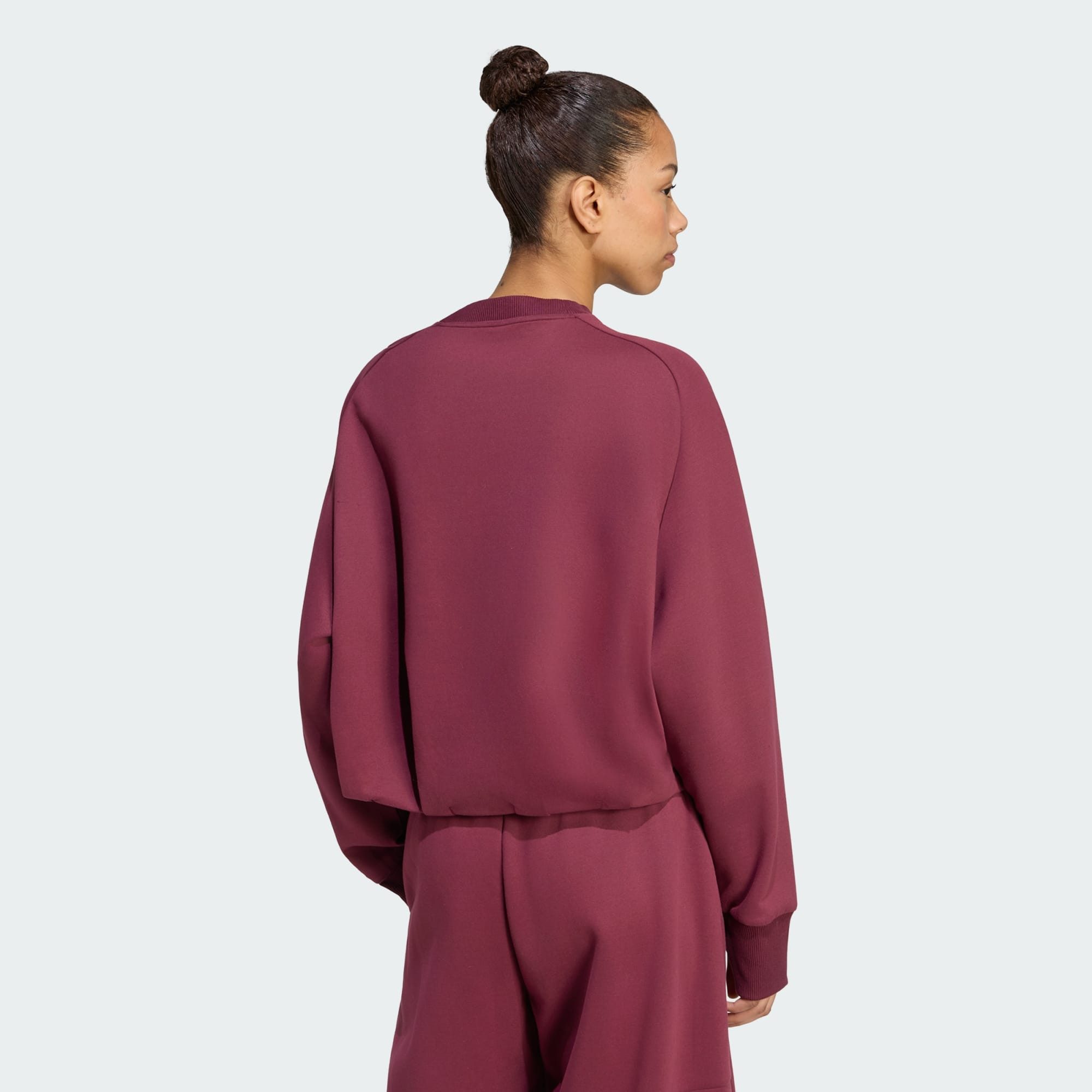 adidas Sportswear Sweatshirt SOFT LUX WINTER-SWEATSHIRT, GEWIRKTES MATERIAL (1-tlg) – Bild 2 von 5