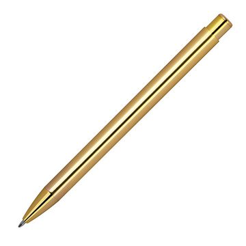 Livepac Office Kugelschreiber Druckkugelschreiber aus Metall / Farbe: Metallic gold