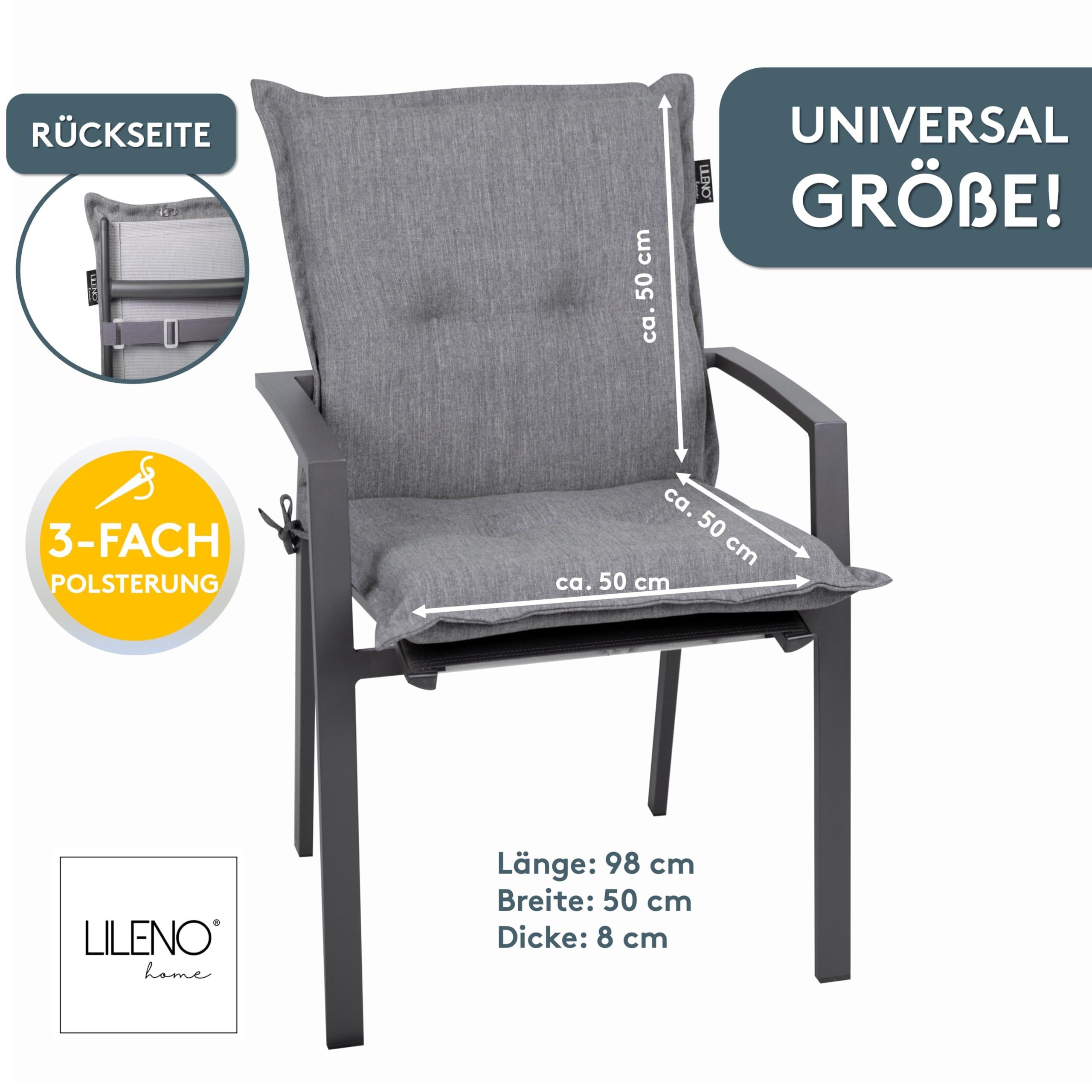 LILENO HOME Polsterauflage Gartenstuhl Niedriglehner Auflage, günstig online kaufen