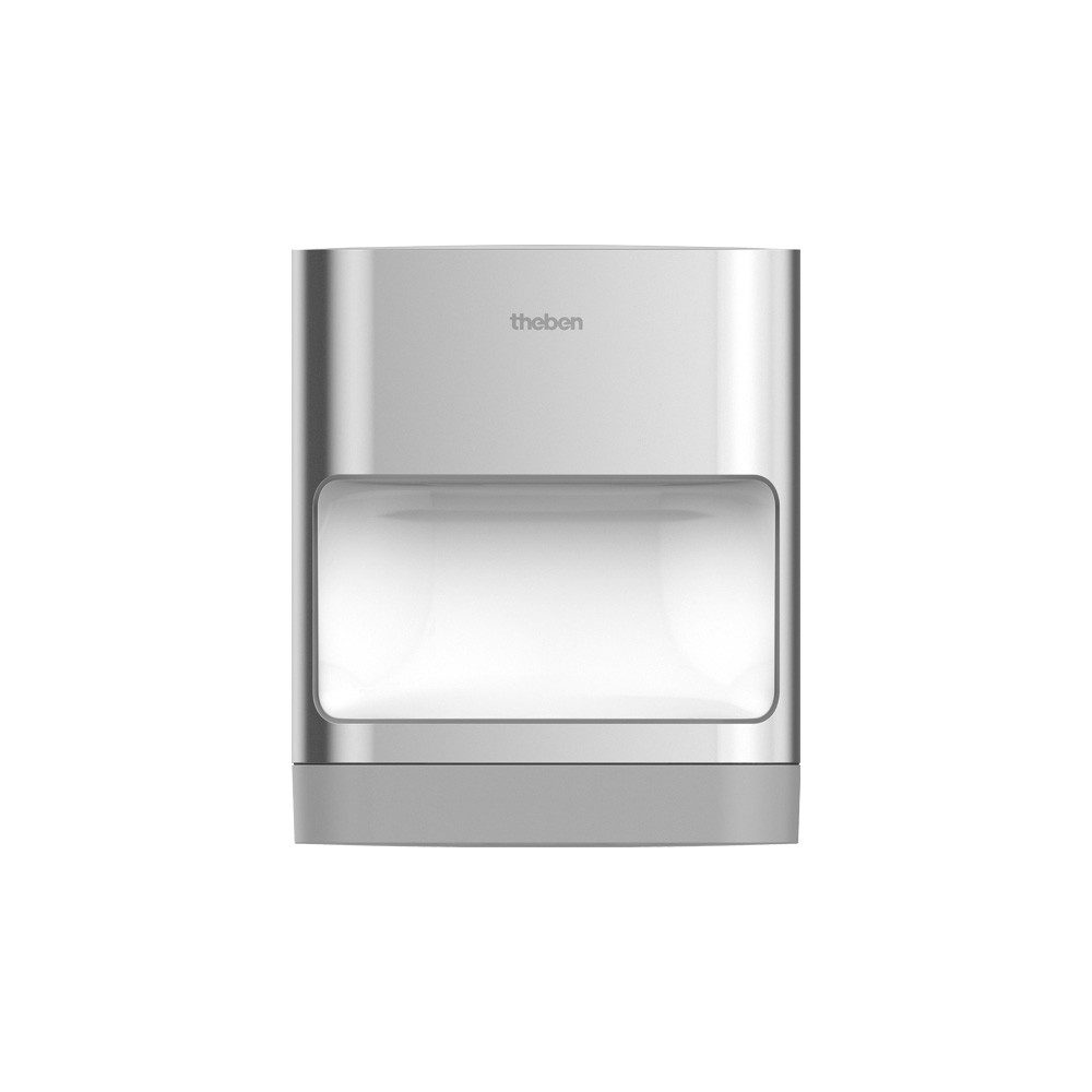 theben LED Wandstrahler LED-Wandleuchte theLeda D SUL AL 1020702, funkvernetzbar, einfache Montage mit Stecksockel, LED fest eingebaut, warmweiß, Licht frontal (Spot) / nach unten (Downlight), 8,5 W