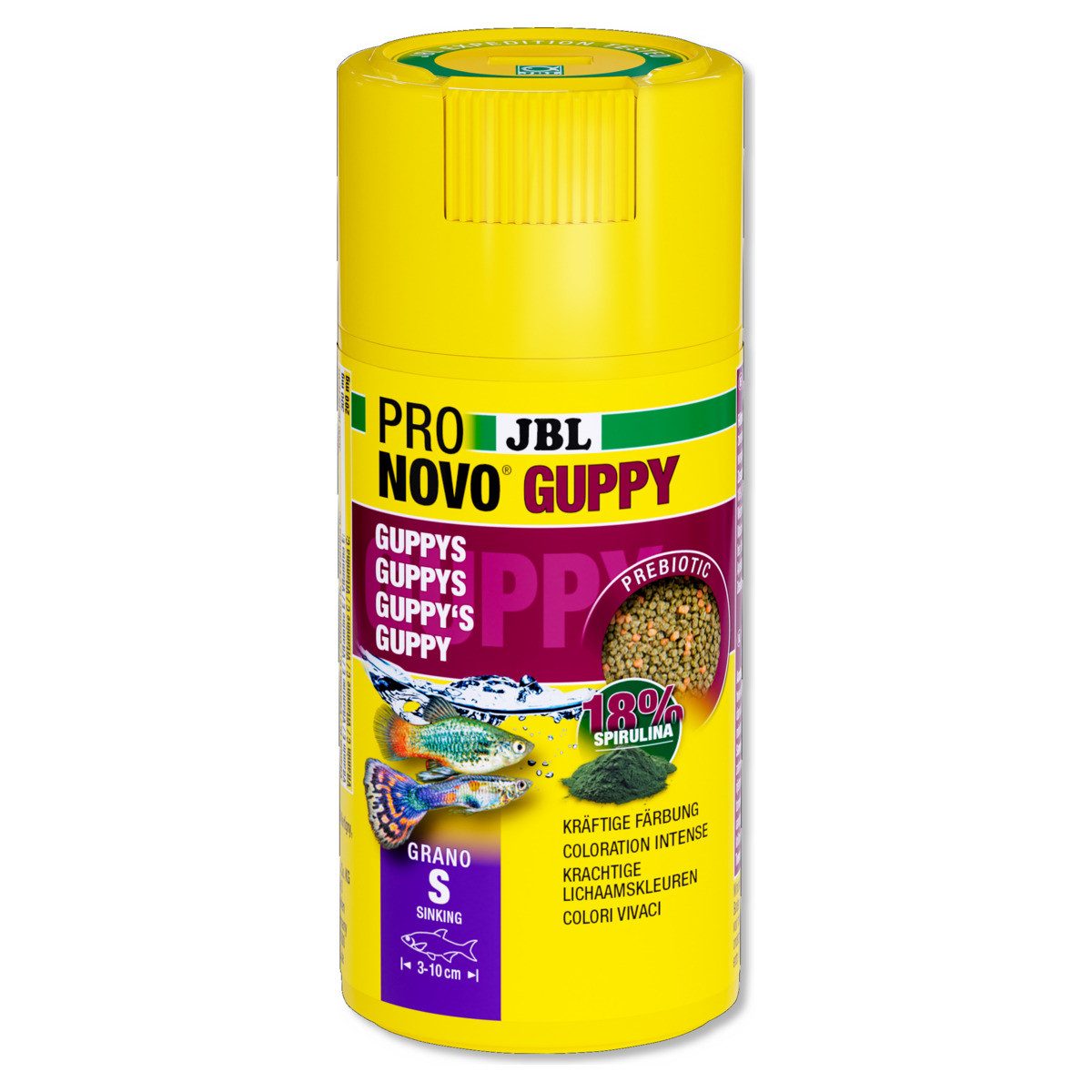 JBL GmbH & Co. KG PRONOVO GUPPY GRANO CLICK, Trockenfutter für: Fische