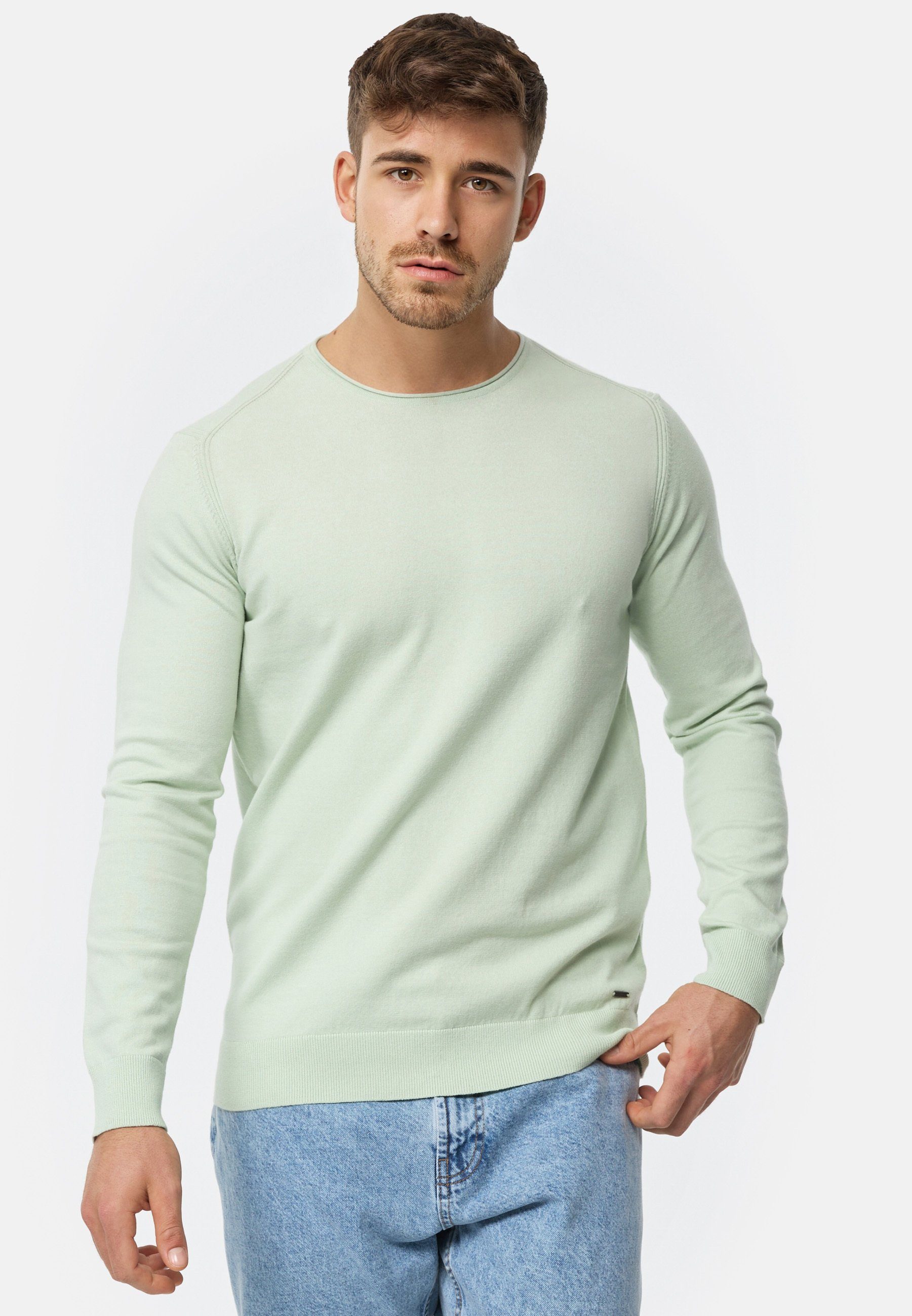 Indicode Strickpullover Herren Gamal Pullover Herrenpullover günstig online kaufen