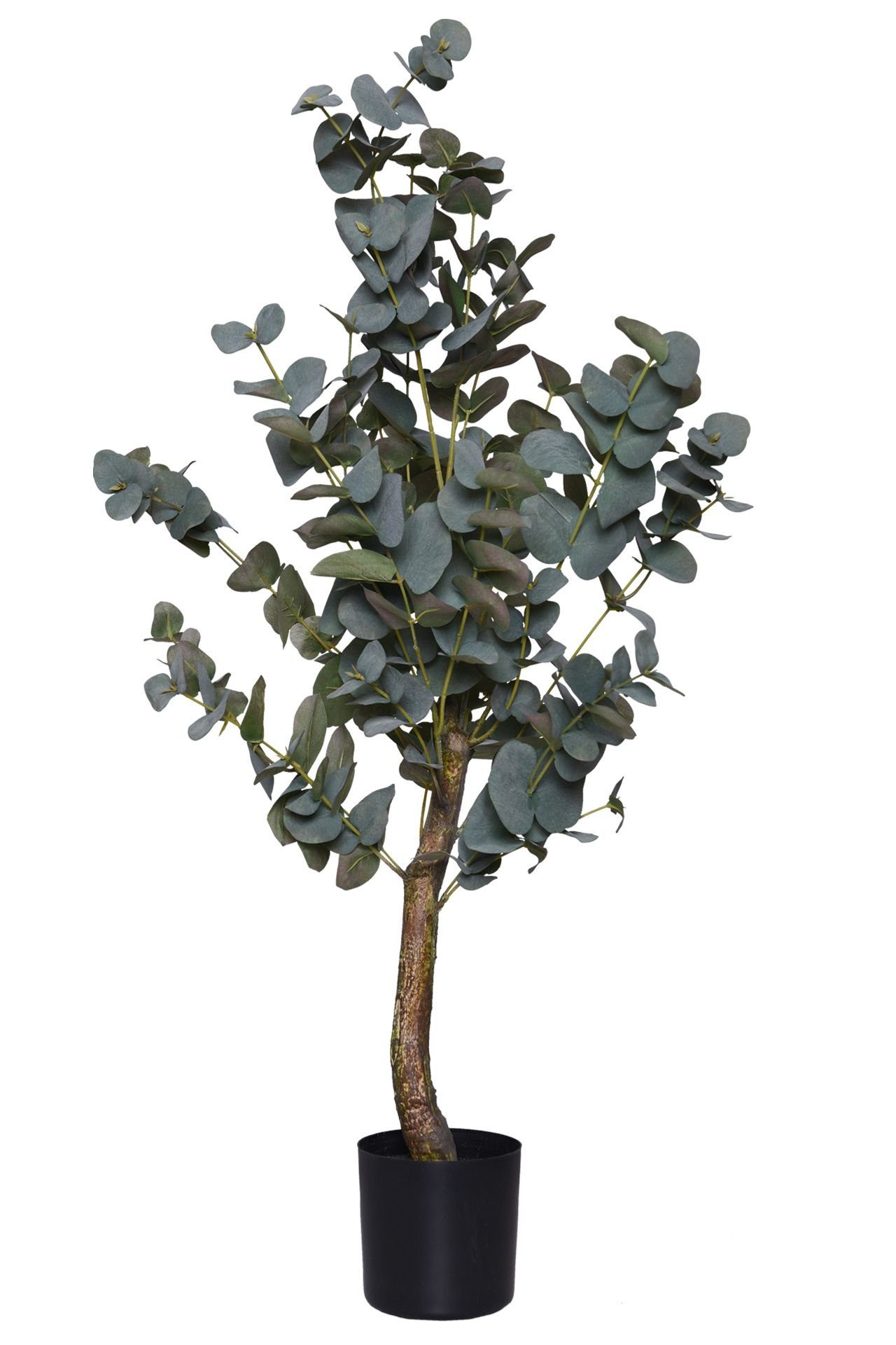 cm, 90 Topf VIVANNO, Eukalyptus EUKALY - im Kunstpflanze Kunstpflanze 20x90 Höhe cm