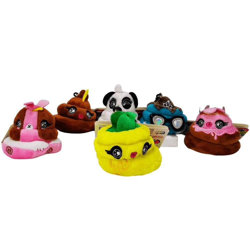 Plüschanhänger Poopsie Doo Doos aus Plüsch - Kackhaufen Schlüsselanhänger