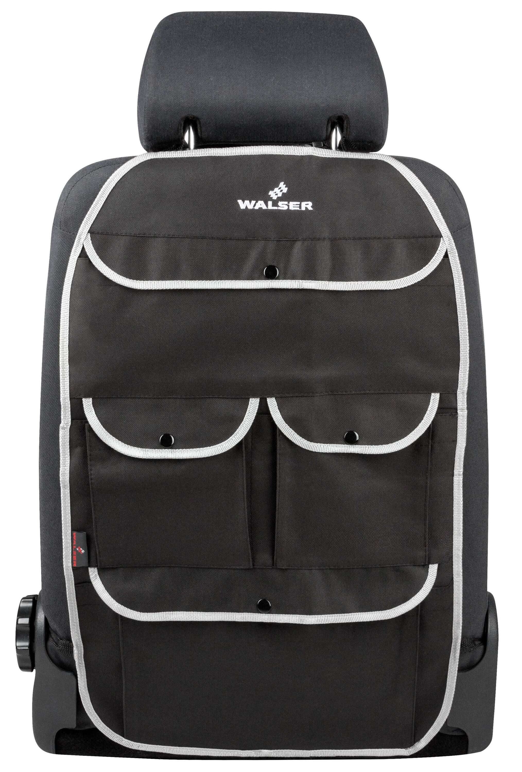 WALSER Auto-Rückenlehnenschutz Rücksitztasche Lucky Tom, 1 Stück, 1-tlg.