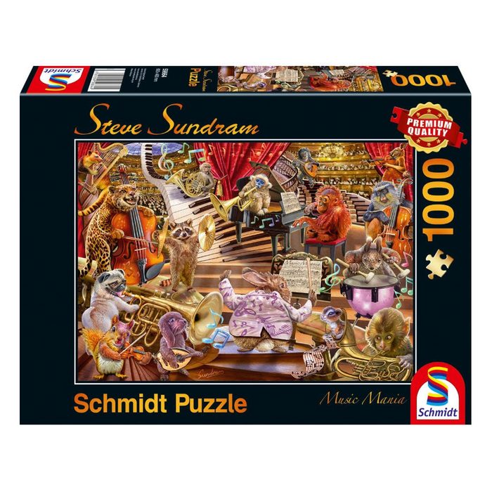 Schmidt Spiele Puzzle Music Mania - Steve Sundram 1000 Puzzleteile