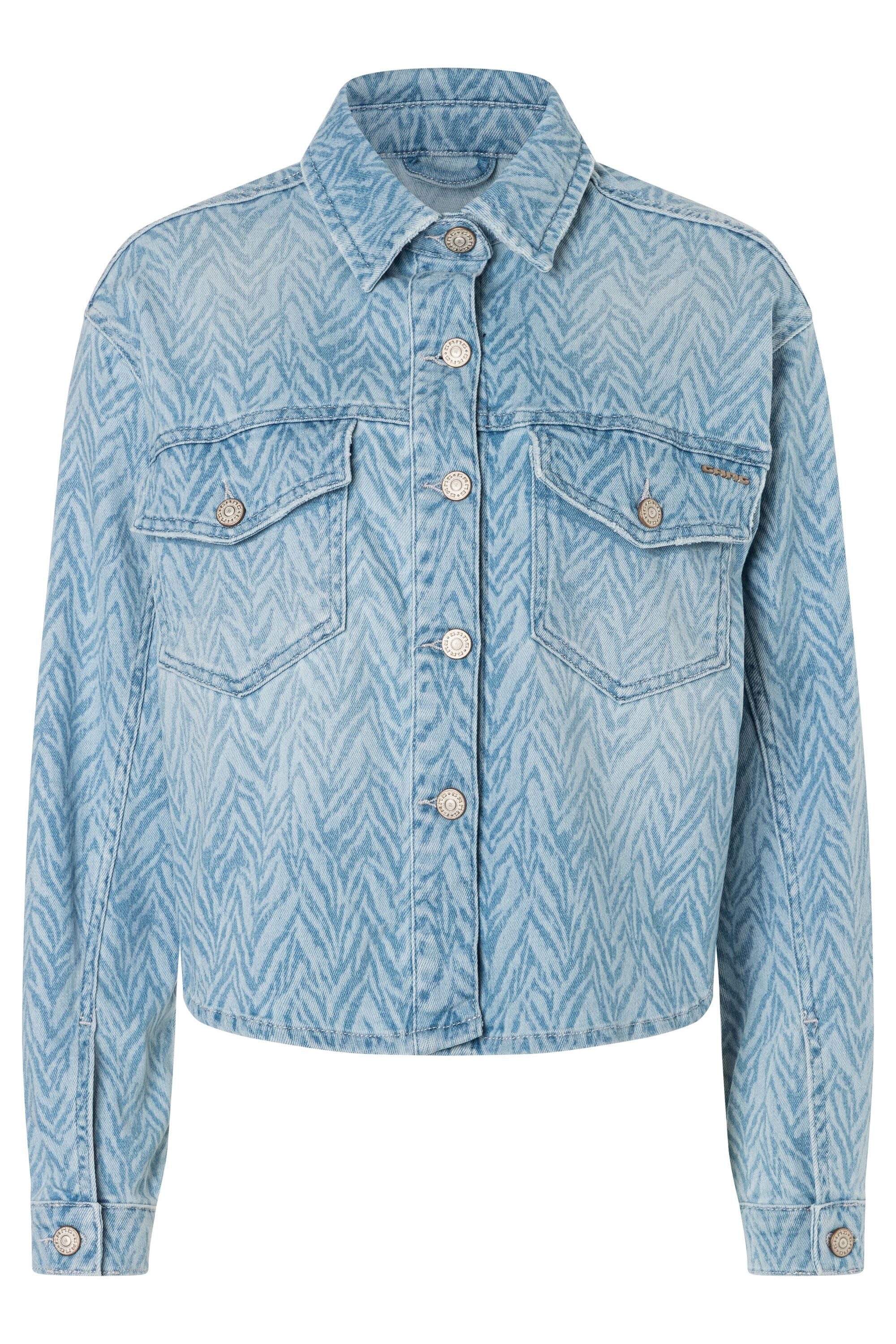GANG Jeansjacke 94ZOE JACKET mit Brusttaschen – Bild 2 von 5