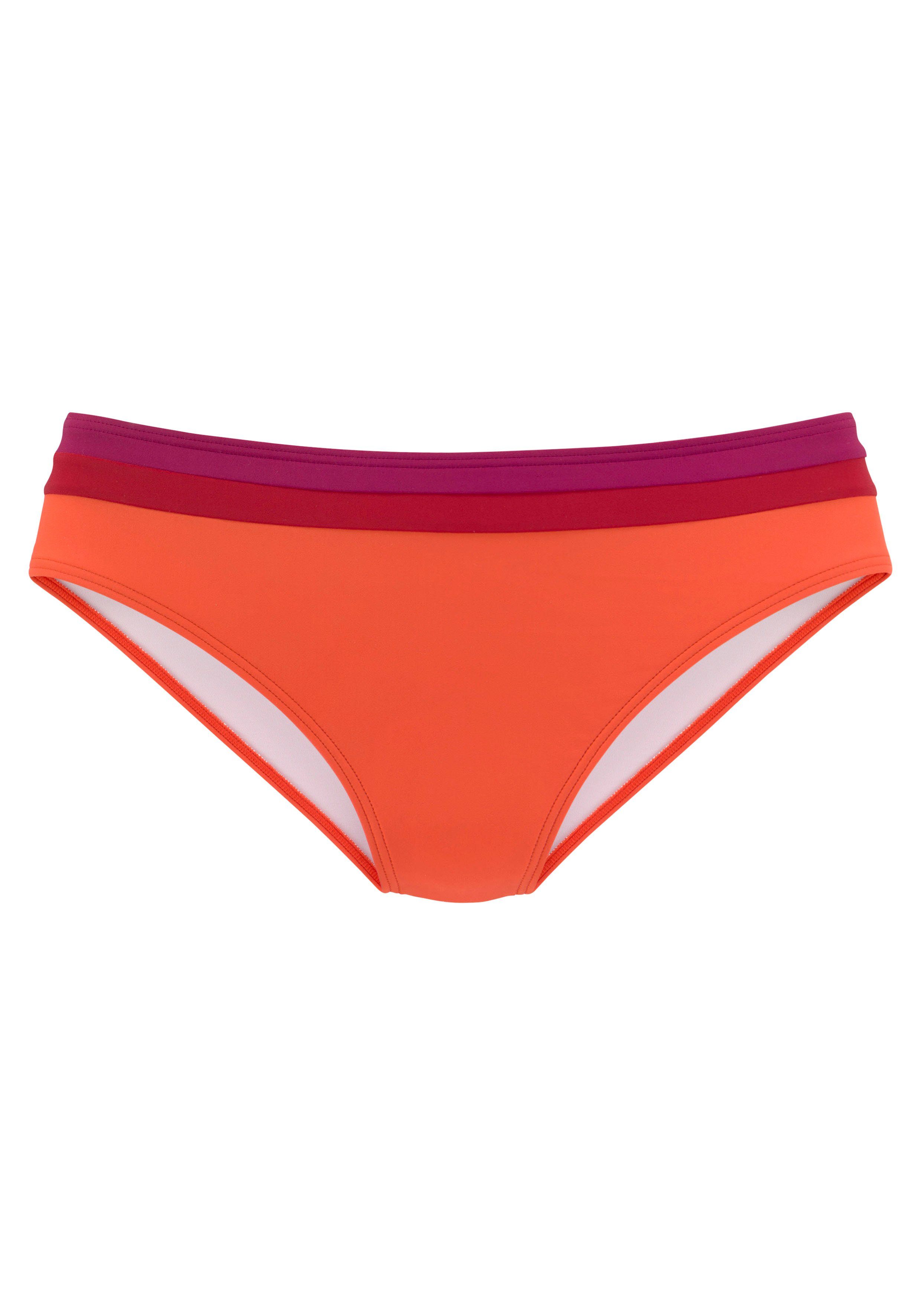 s.Oliver Bikini-Hose Yella mit kontrastfarbenen Details günstig online kaufen