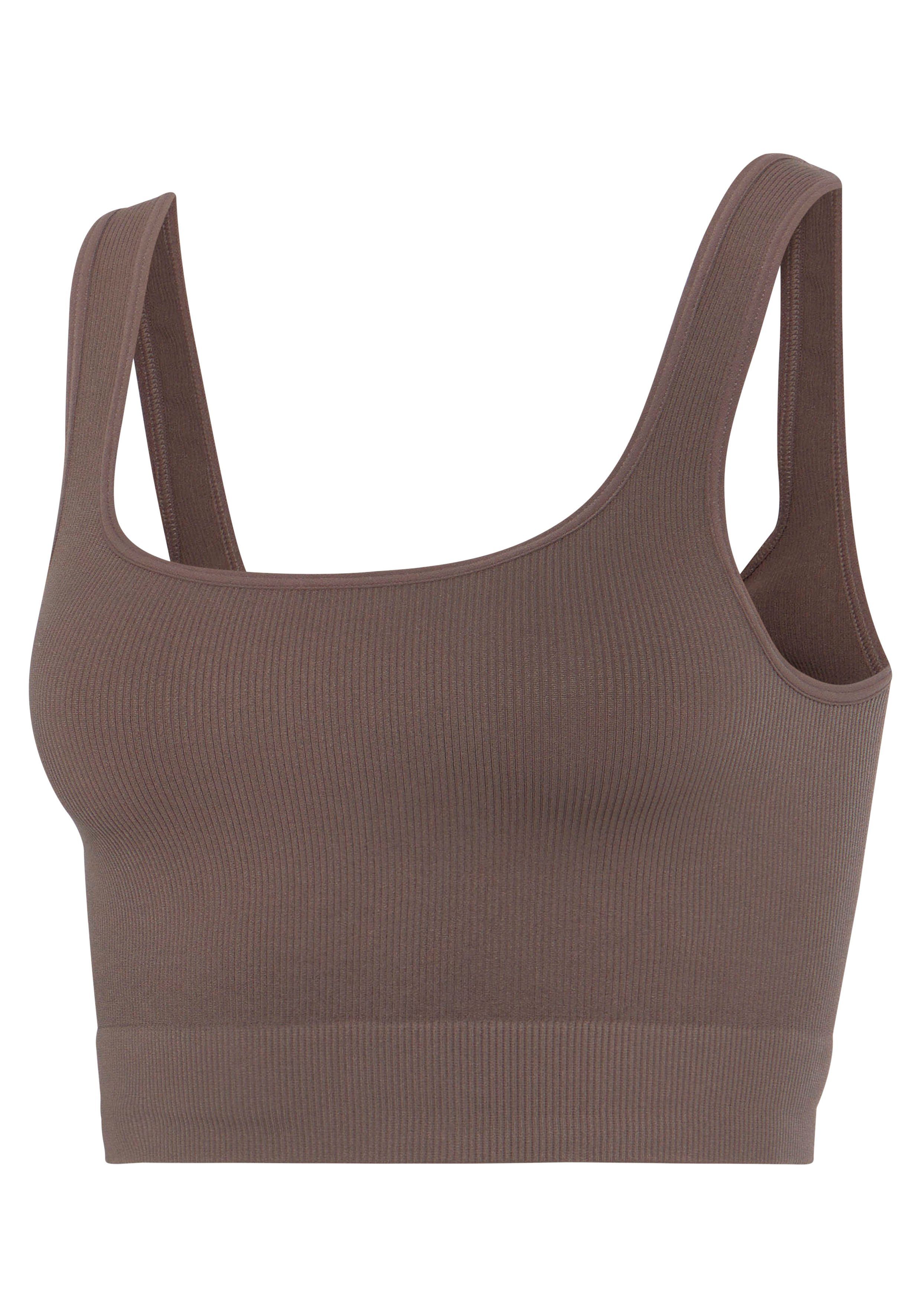 LASCANA Crop-Top Seamless Top mit Rippstruktur – Bild 5 von 5