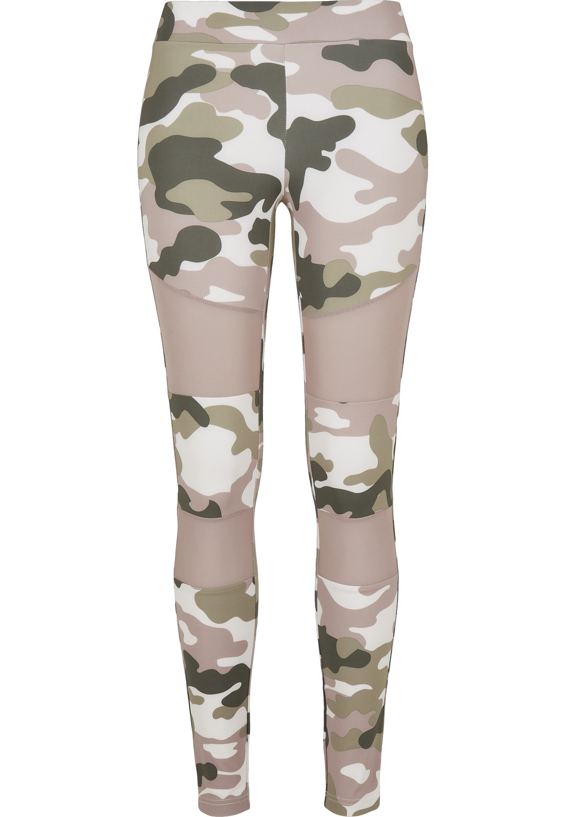 URBAN CLASSICS Leggings Urban Classics Damen Ladies Camo Tech Mesh Leggings günstig online kaufen