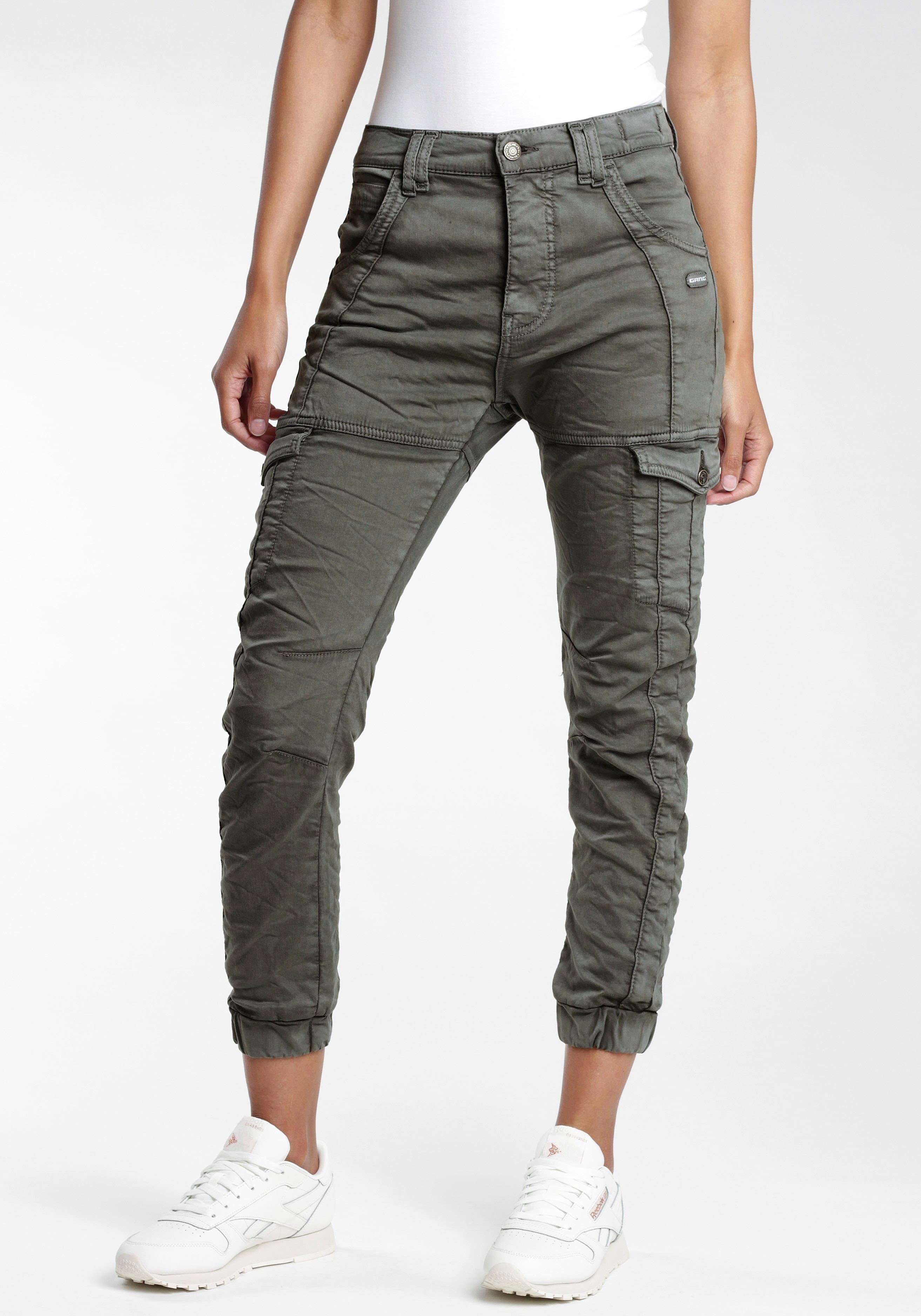 GANG Cargohose 94GISELLE mit aufgesetzten Cargotaschen