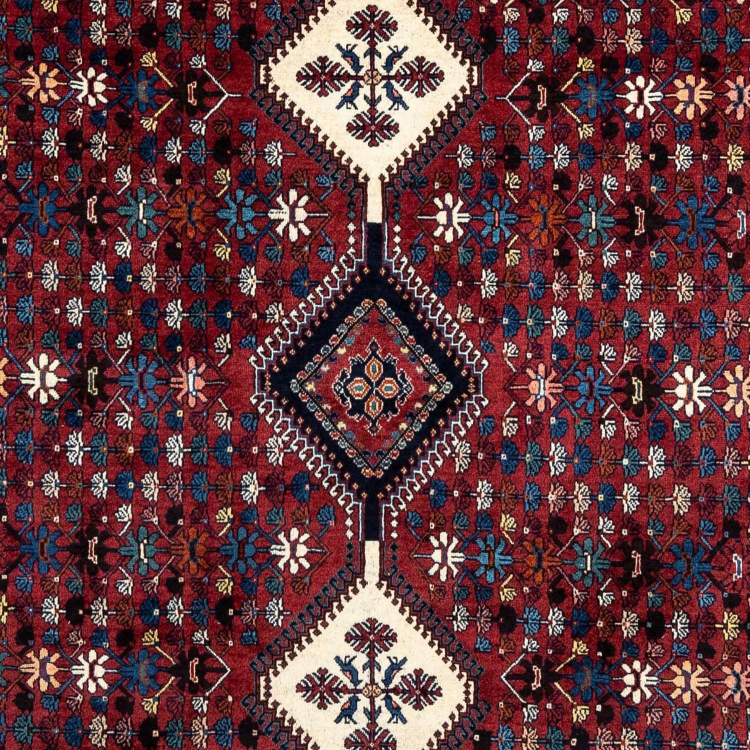 Wollteppich Yalameh Unikat 206 Höhe: x cm, 284 chiaro rechteckig, Durchgemustert morgenland, mm, 10 Zertifikat mit Rosso