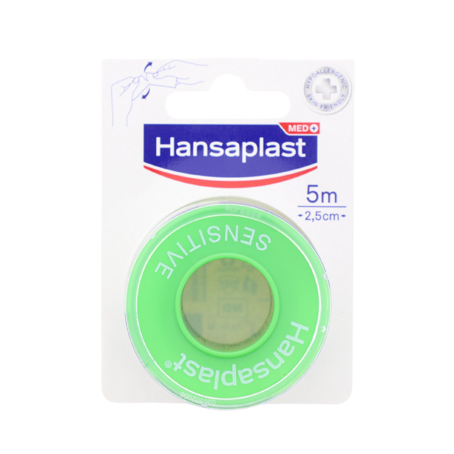 Hansaplast Fixierpflaster Hansaplast Fixierpflaster Sensitive 5m x 2,5cm Hypoallergen hautfreund