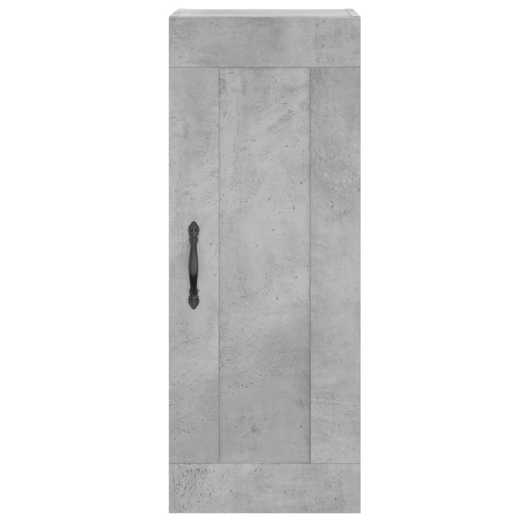 Holzwerkstoff Betongrau St) Sideboard Wandschrank 34,5x34x90 vidaXL (1 cm