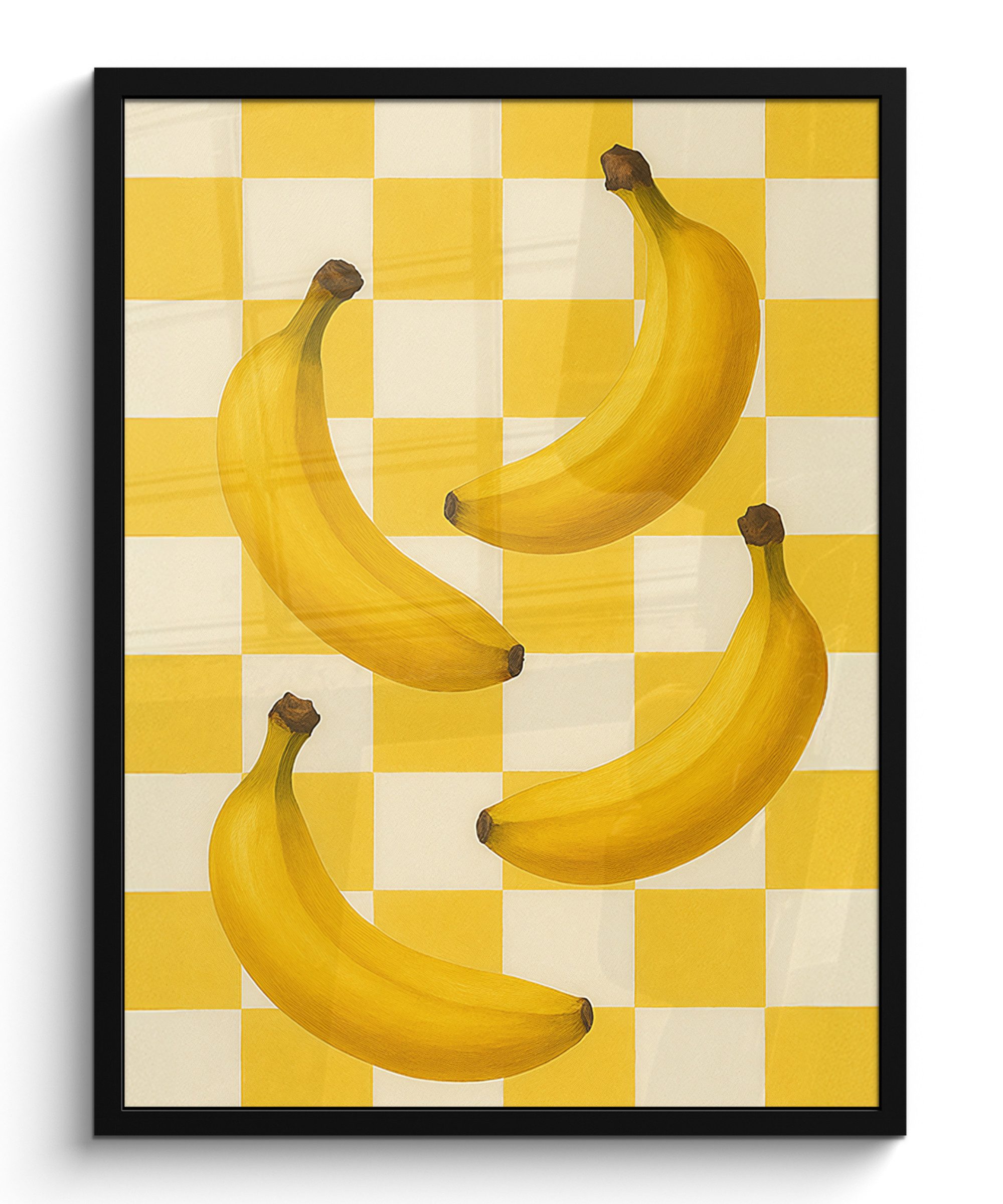 Poster Bananen - Gelb - Gesperrt