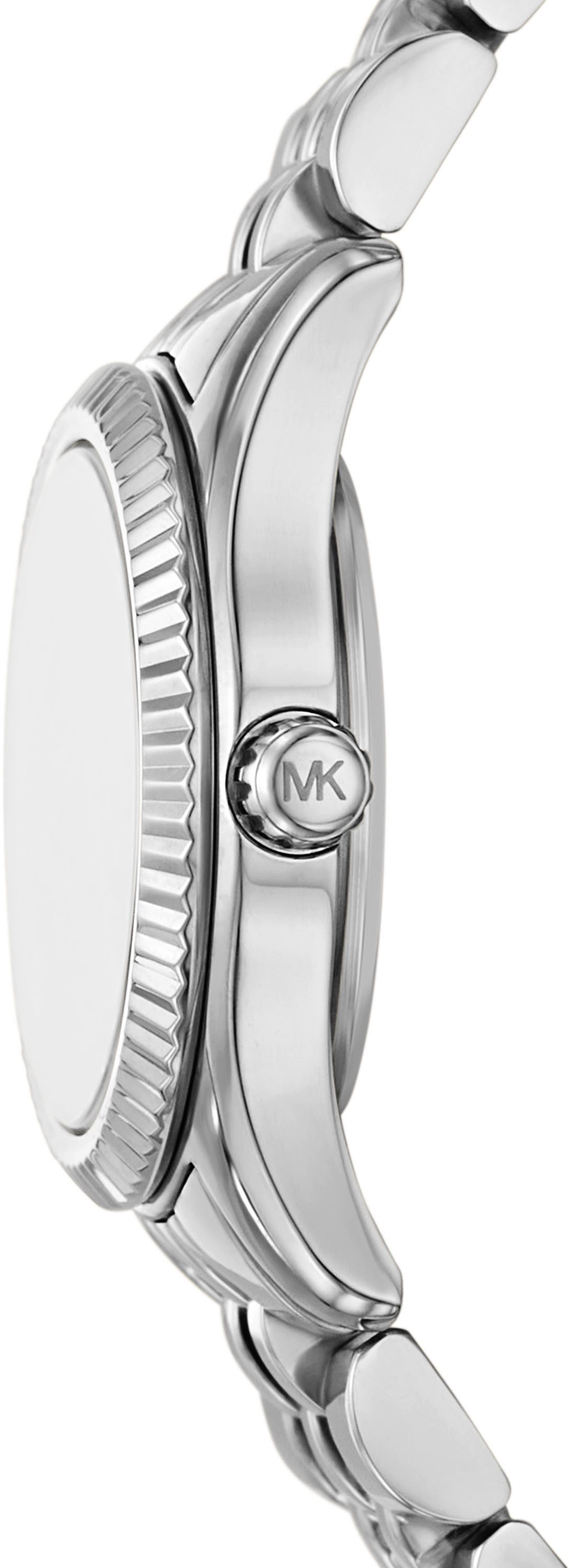 MICHAEL KORS Quarzuhr LEXINGTON MK4843, Armbanduhr, Damenuhr, Edelstahlarmband, analog, Glassteine