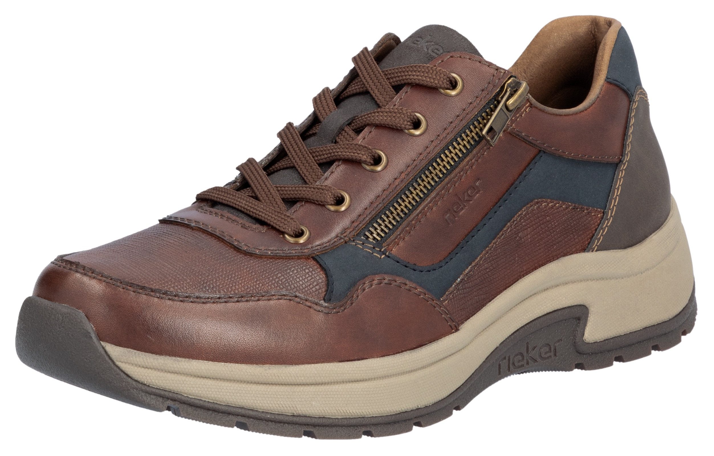 Rieker Sneaker, Freizeitschuh, Halbschuh, Schnürschuh mit günstig online kaufen