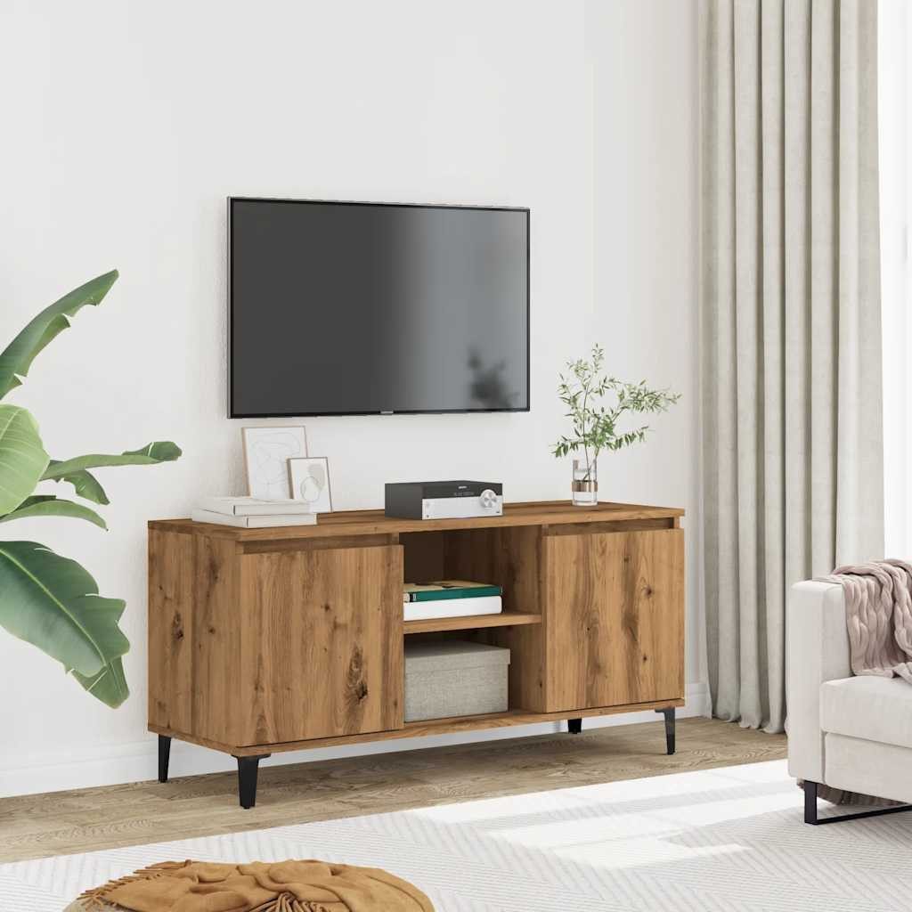vidaXL TV-Schrank TV-Schrank Artisan-Eiche 102x35x50 cm günstig online kaufen