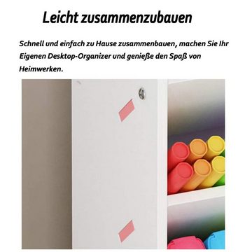 Regal-Schreibtisch Schreibtisch-Organizer, großes Fassungsvermögen, Stiftehalter, Aufbewahrungsbox für Schreibwaren, für Schule, Zuhause, Büro